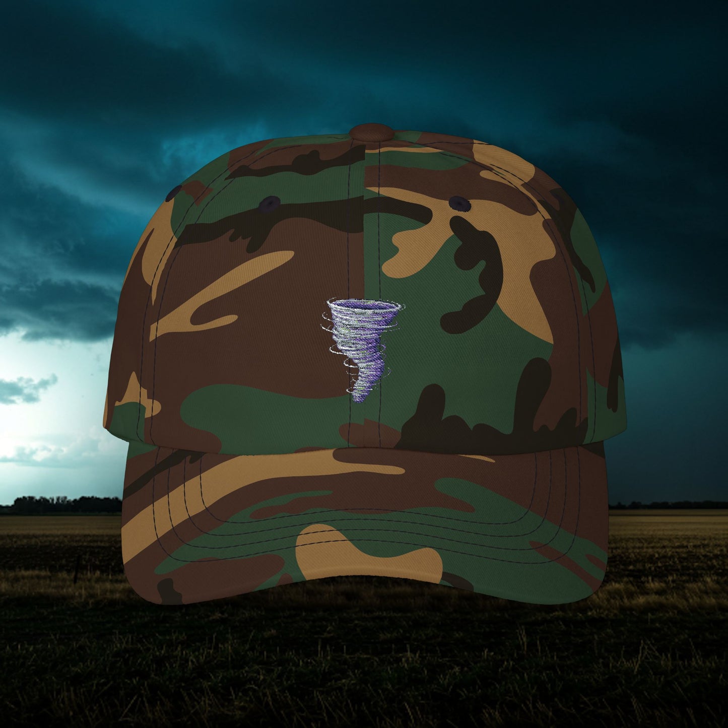 Embroidered Classic Dad Cap - Tornado