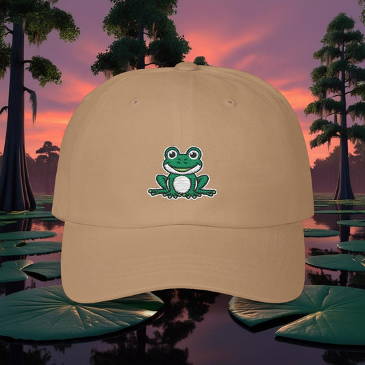Embroidered Classic Dad Cap - Frog