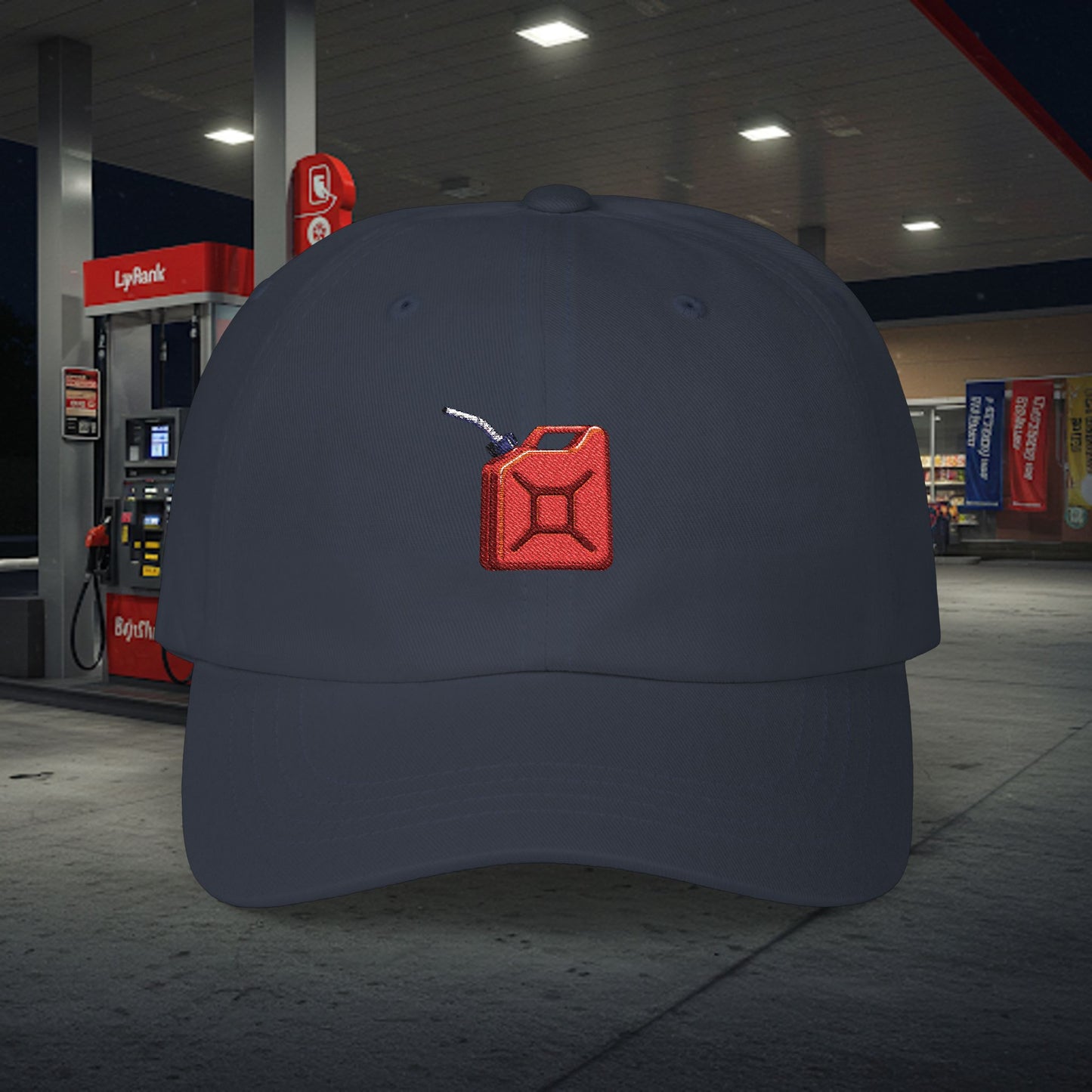 Embroidered Classic Dad Cap - Gas Can