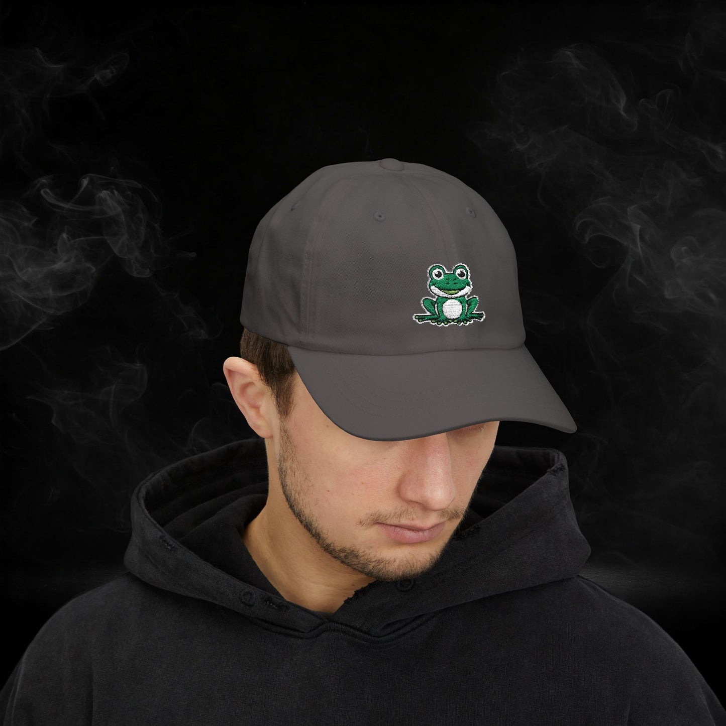 Embroidered Classic Dad Cap - Frog
