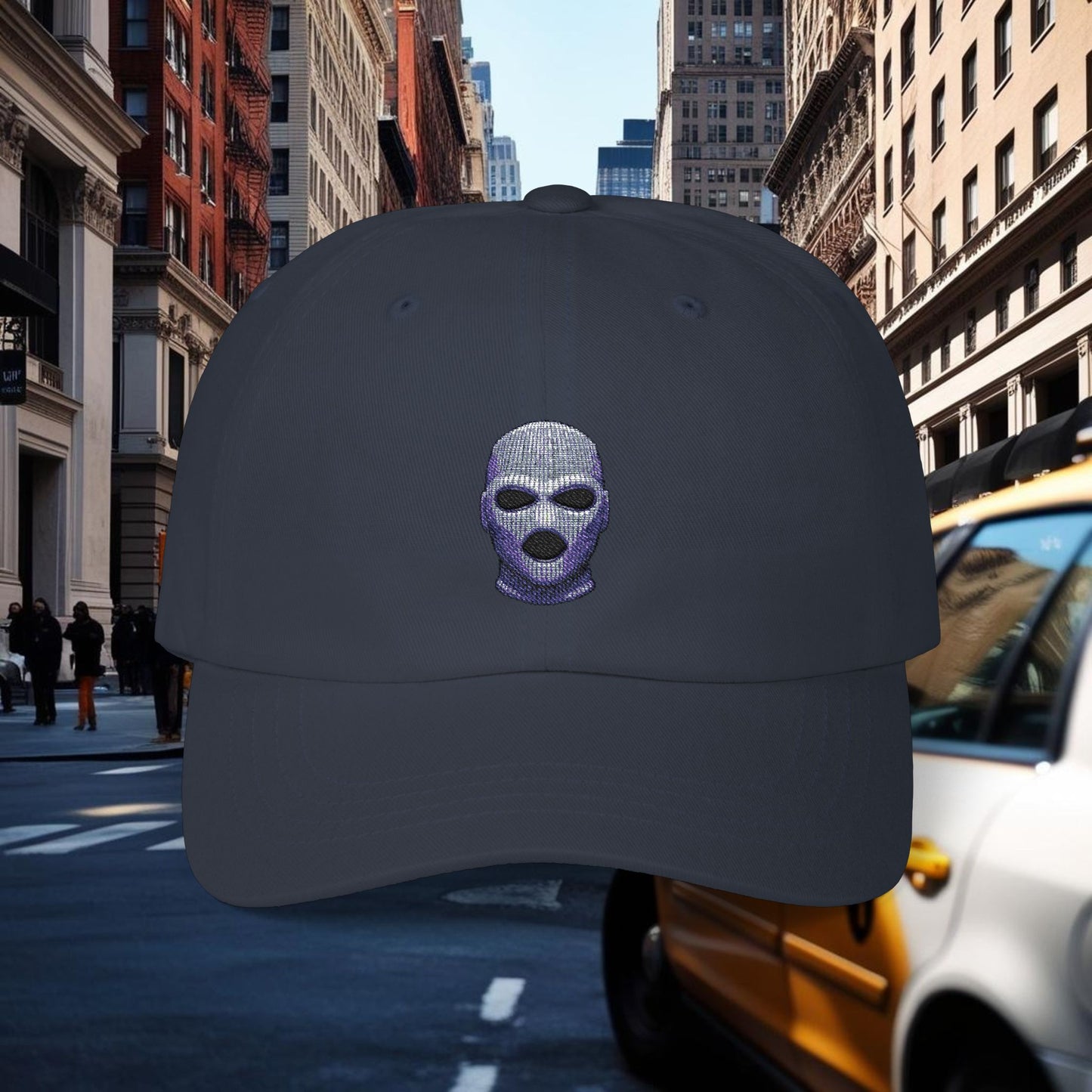 Embroidered Classic Dad Cap - Ski Mask