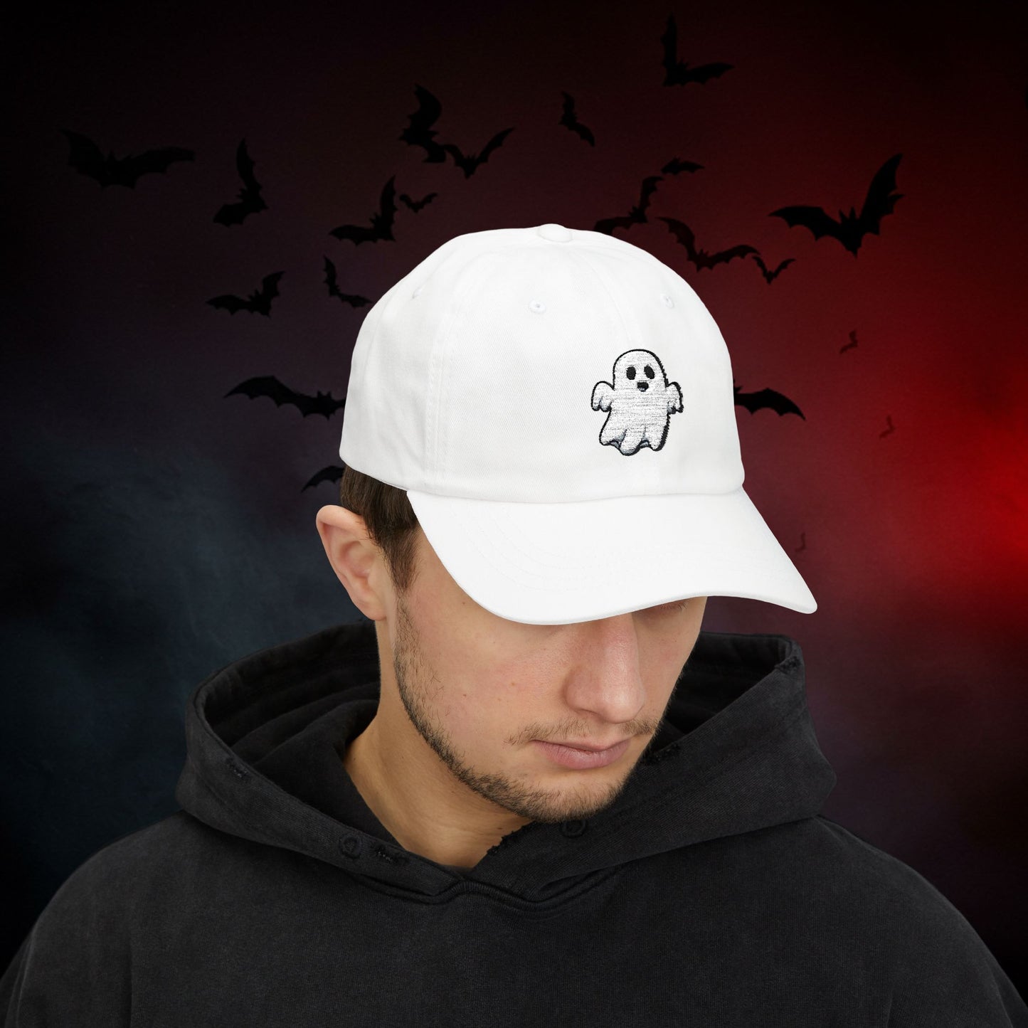 Embroidered Classic Dad Cap - Ghost