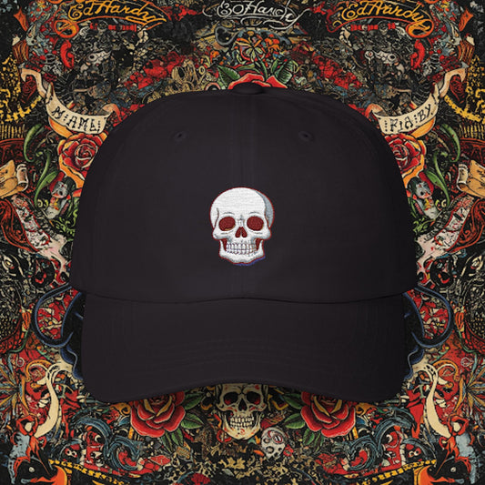 Embroidered Classic Dad Cap - Skull