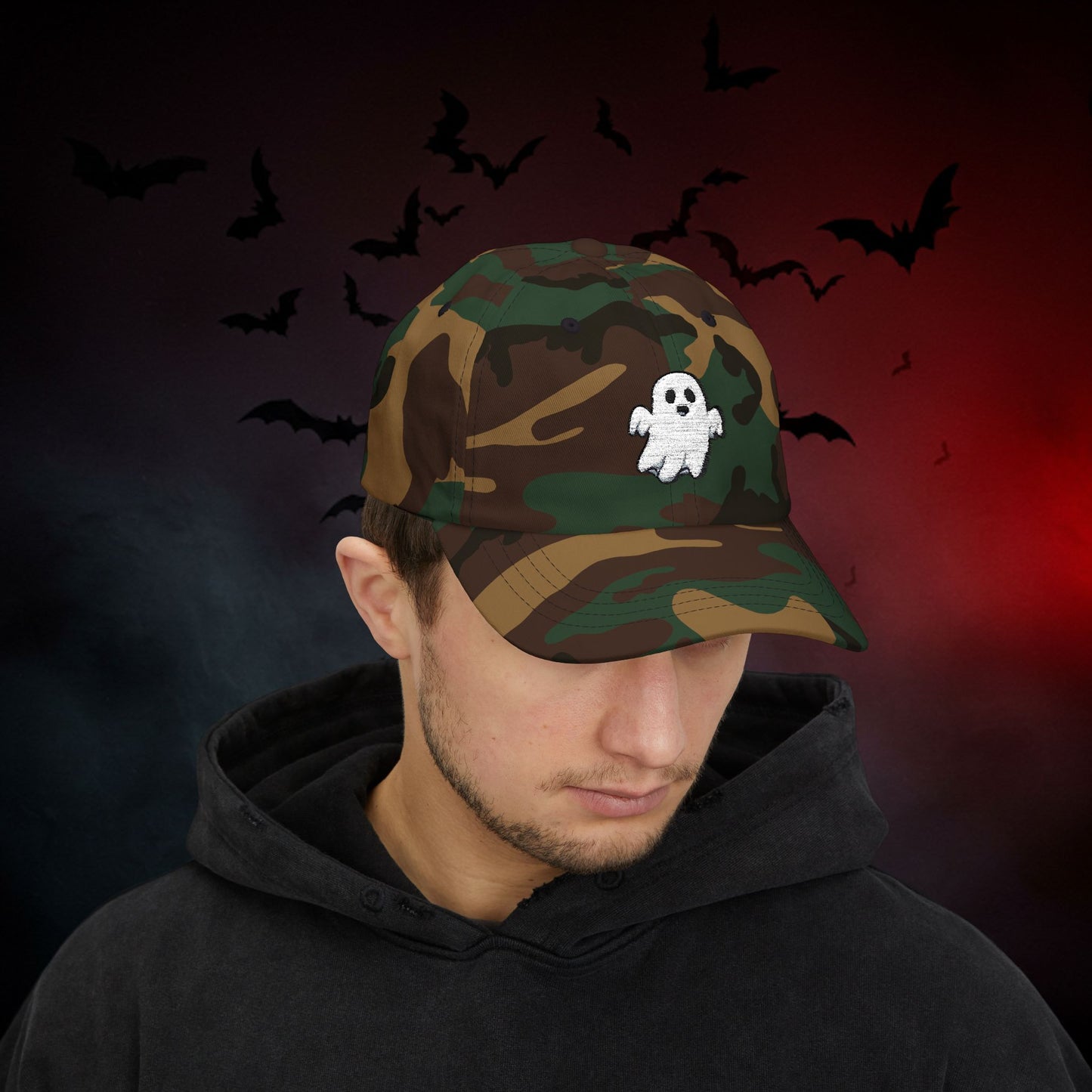 Embroidered Classic Dad Cap - Ghost
