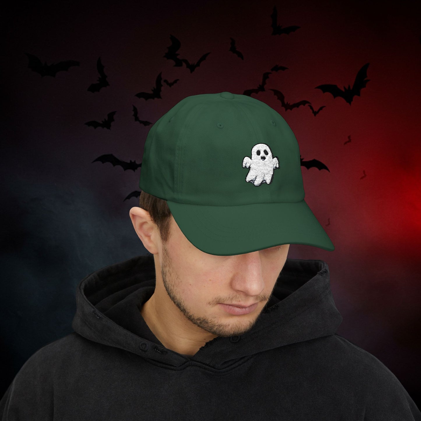 Embroidered Classic Dad Cap - Ghost