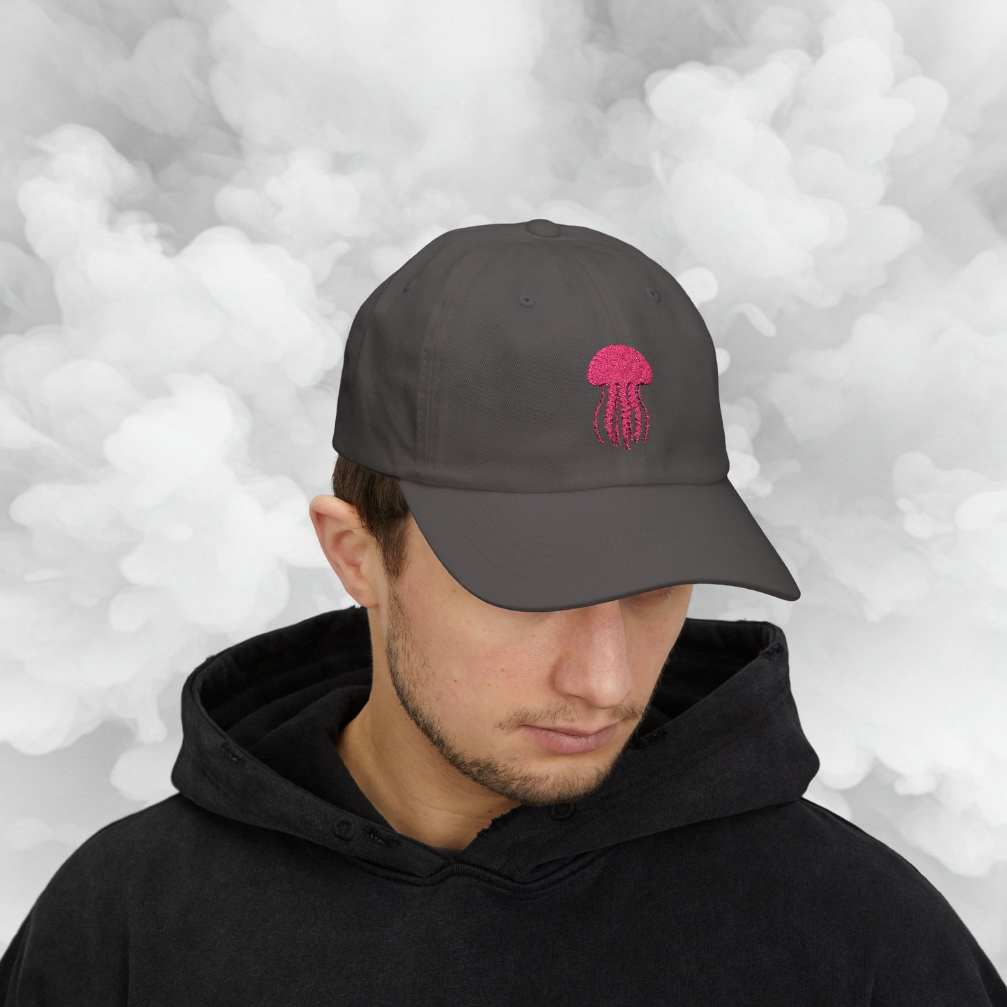 Embroidered Classic Dad Cap - Jellyfish