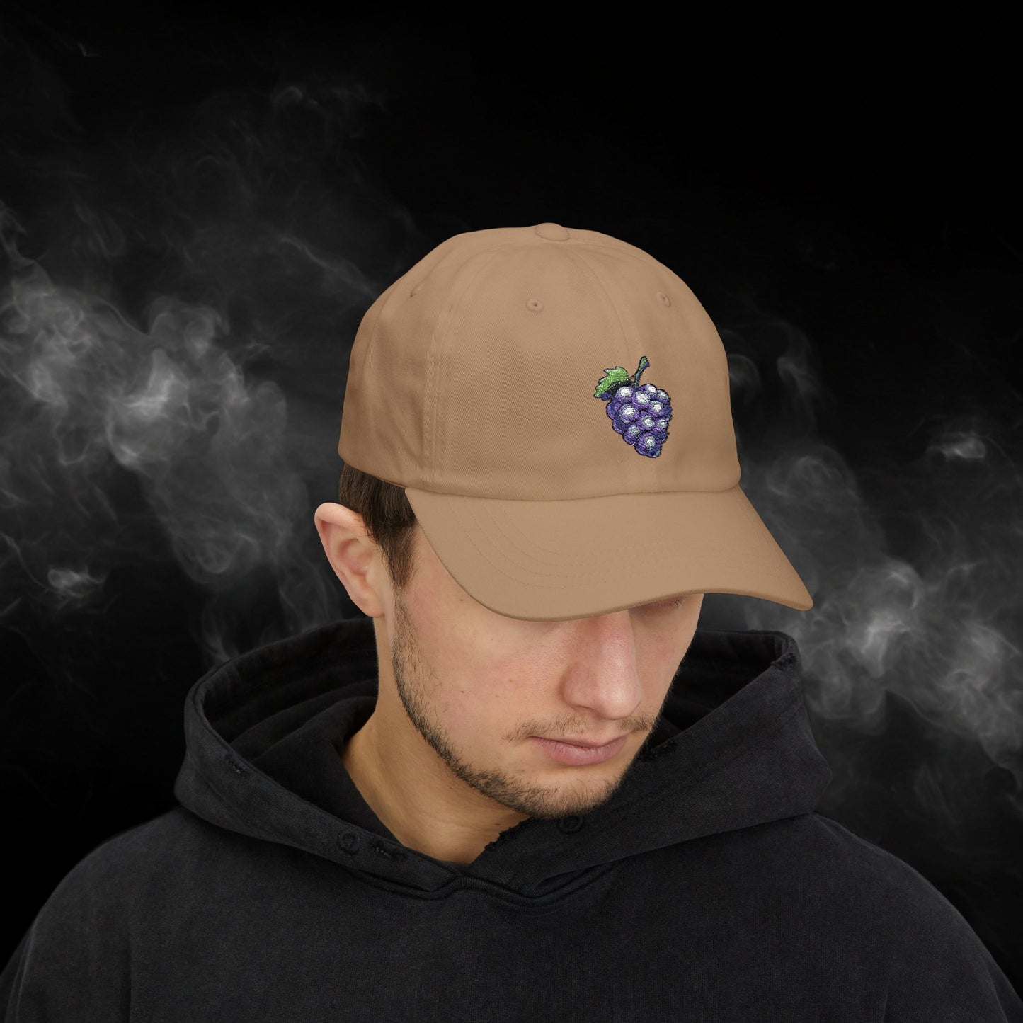 Embroidered Classic Dad Cap - Grape