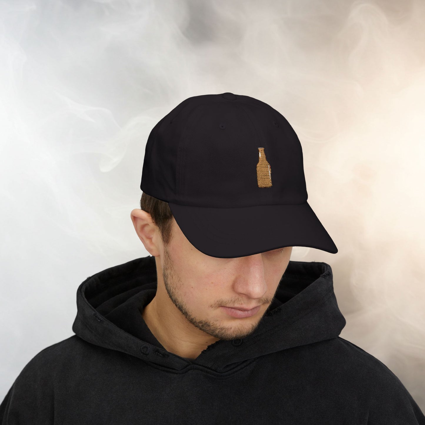 Embroidered Classic Dad Cap - Beer Bottle