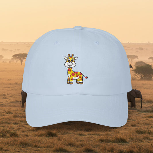 Embroidered Classic Dad Cap - Giraffe