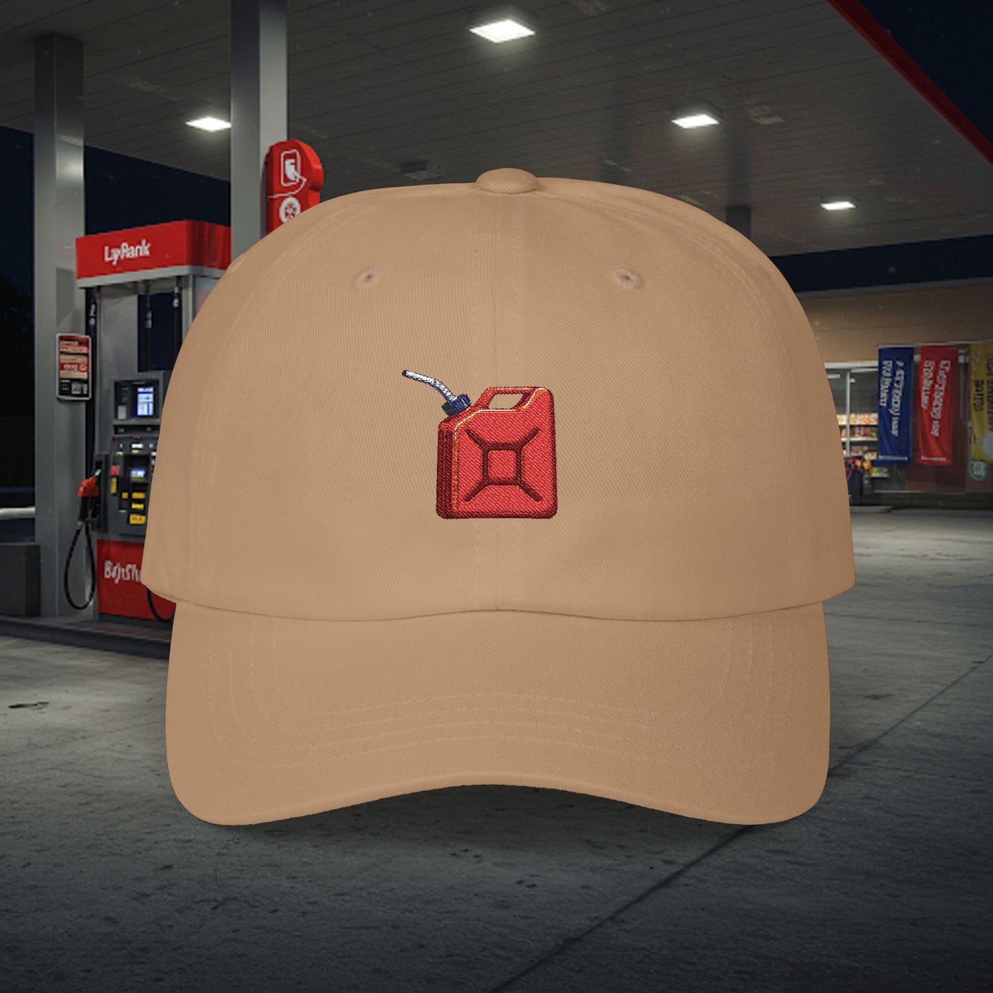 Embroidered Classic Dad Cap - Gas Can