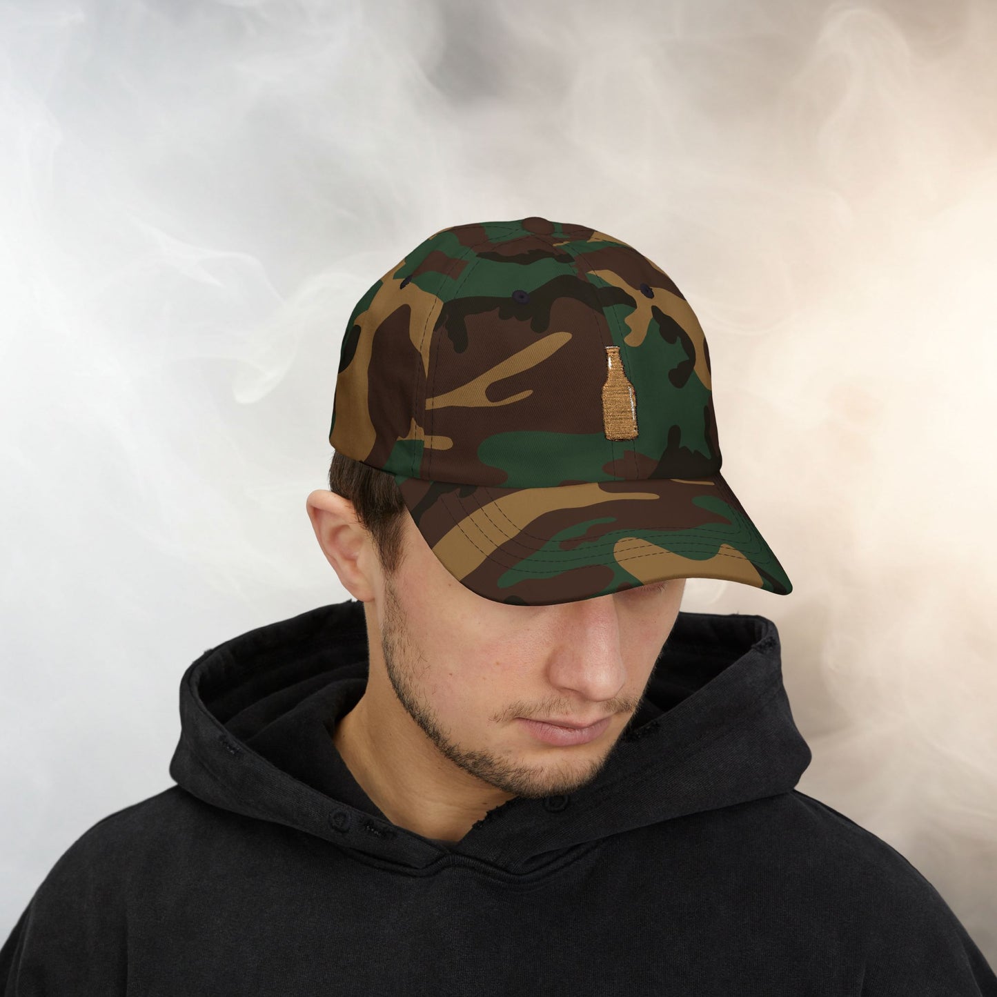 Embroidered Classic Dad Cap - Beer Bottle