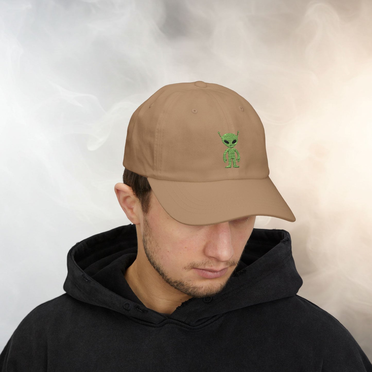 Embroidered Classic Dad Cap - Alien