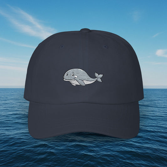 Embroidered Classic Dad Cap - Grey Whale