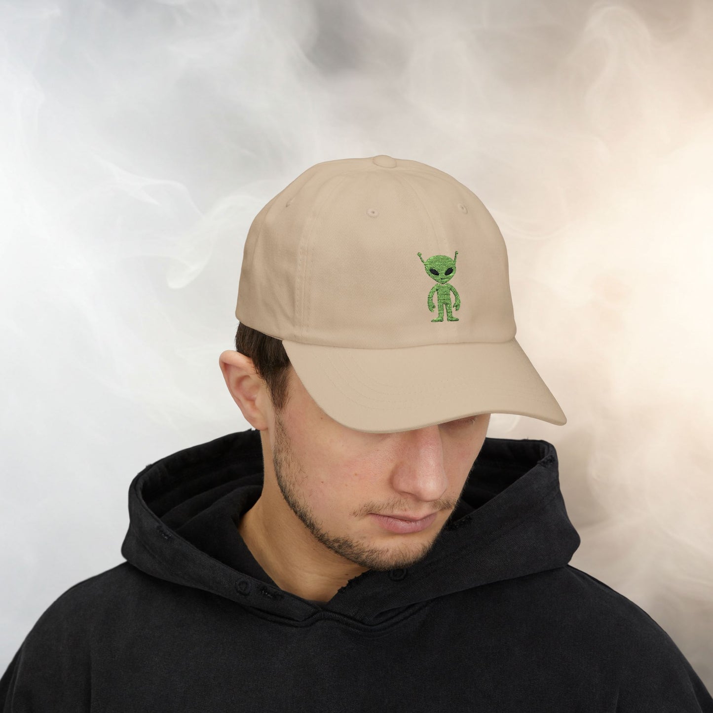 Embroidered Classic Dad Cap - Alien