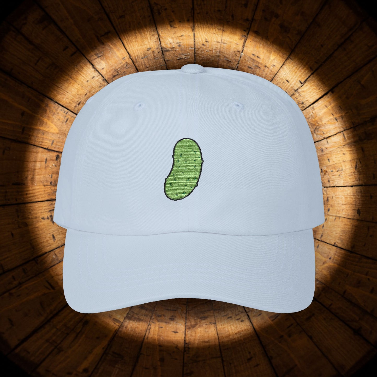 Embroidered Classic Dad Cap - Pickle