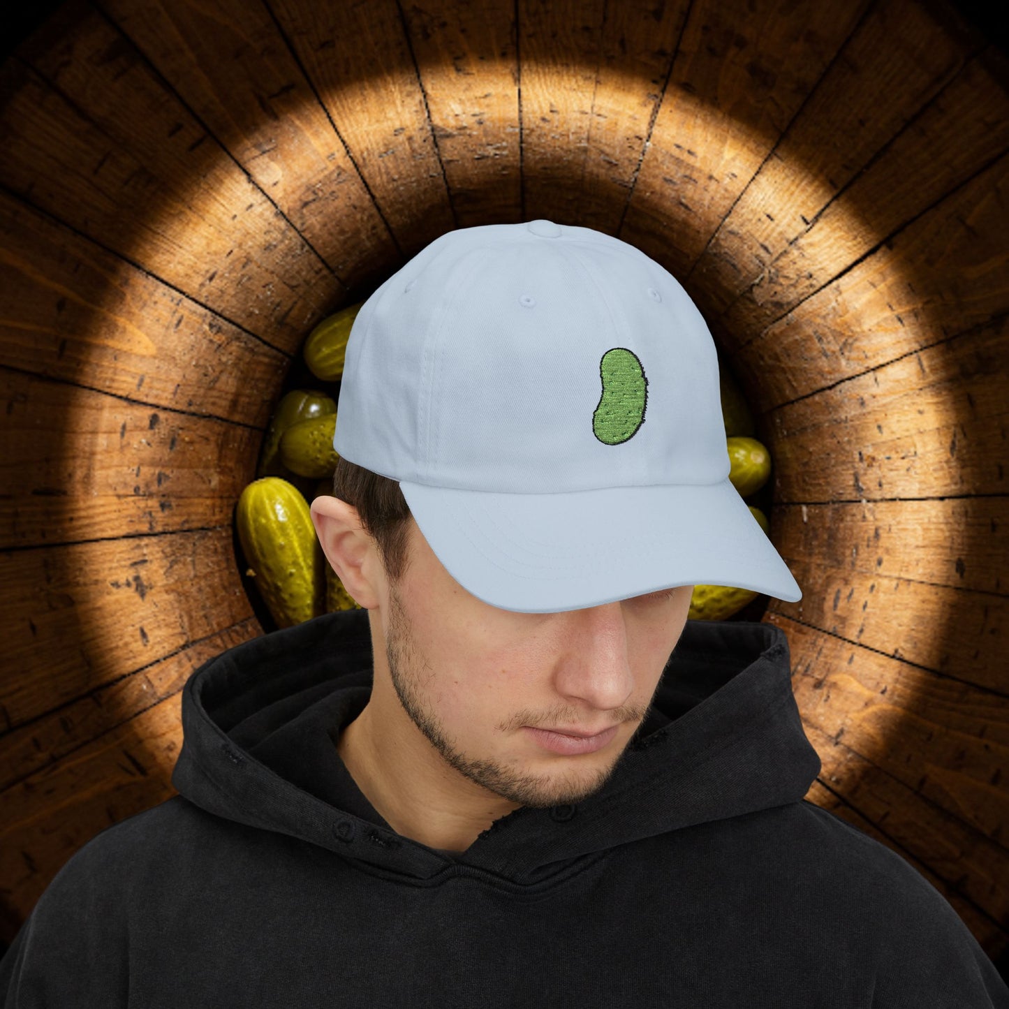 Embroidered Classic Dad Cap - Pickle