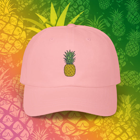 Embroidered Classic Dad Cap - Pineapple