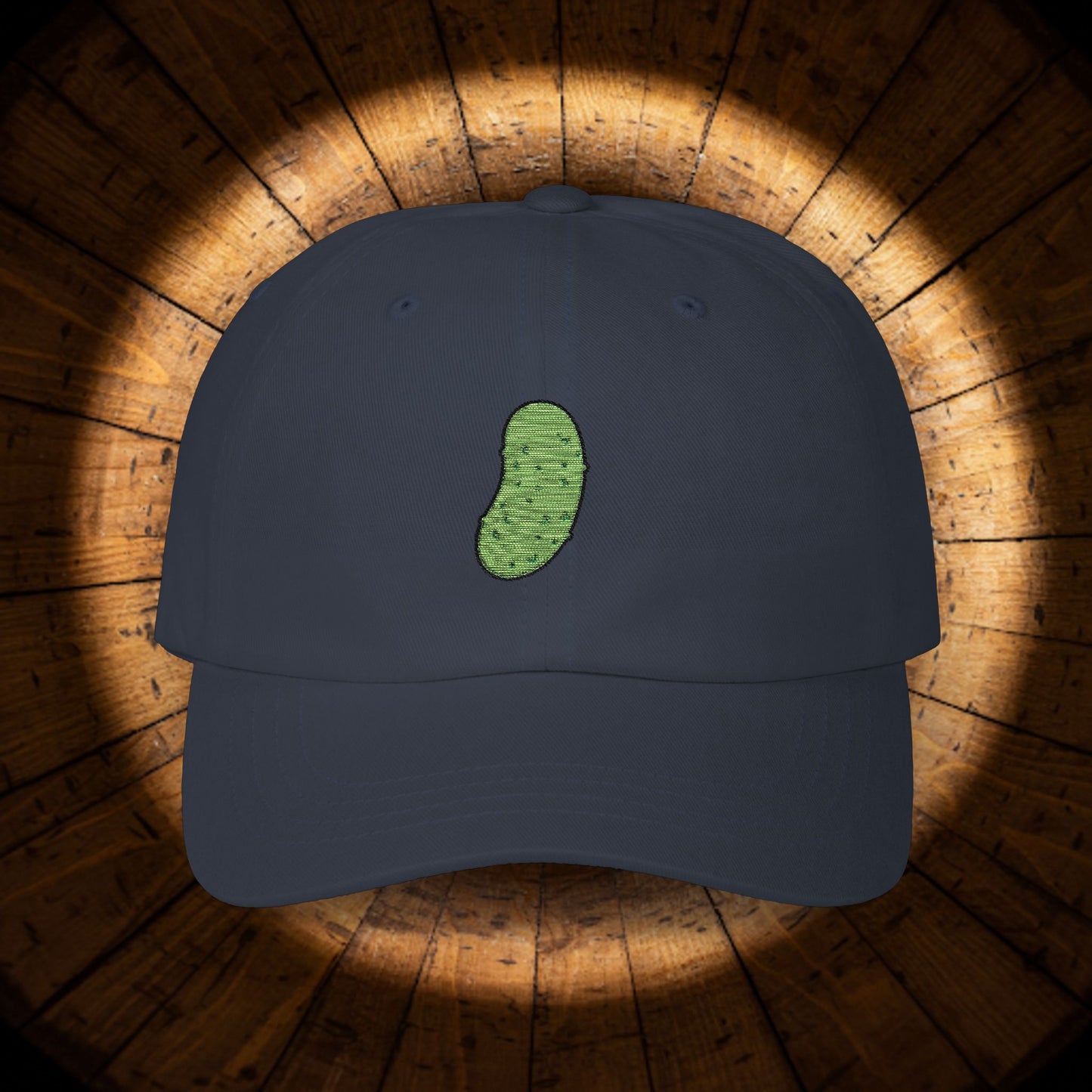 Embroidered Classic Dad Cap - Pickle