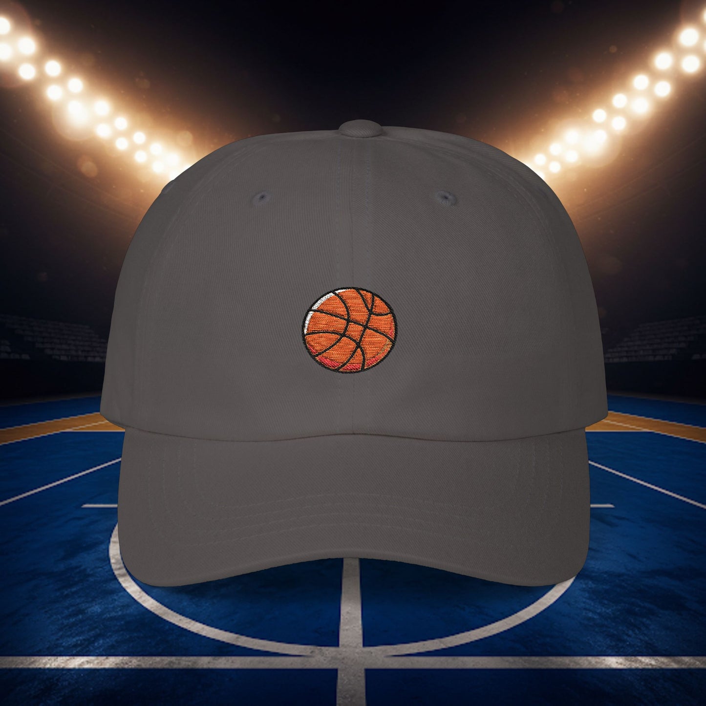 Embroidered Classic Dad Cap - Basket Ball