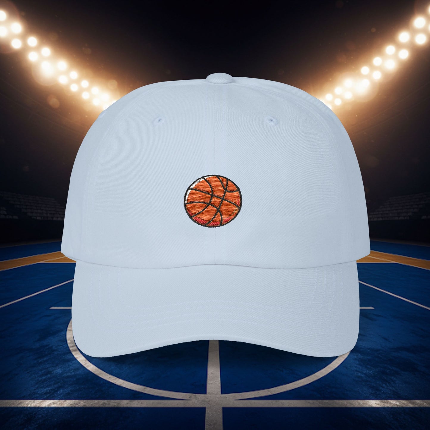Embroidered Classic Dad Cap - Basket Ball