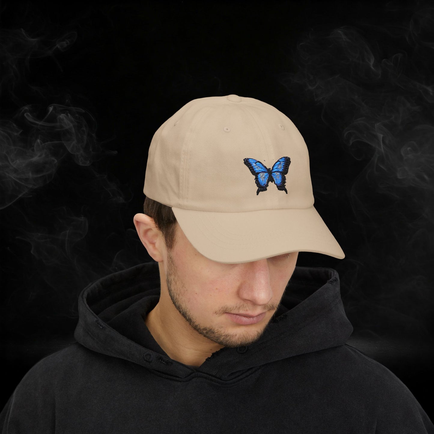 Embroidered Classic Dad Cap - Butterfly