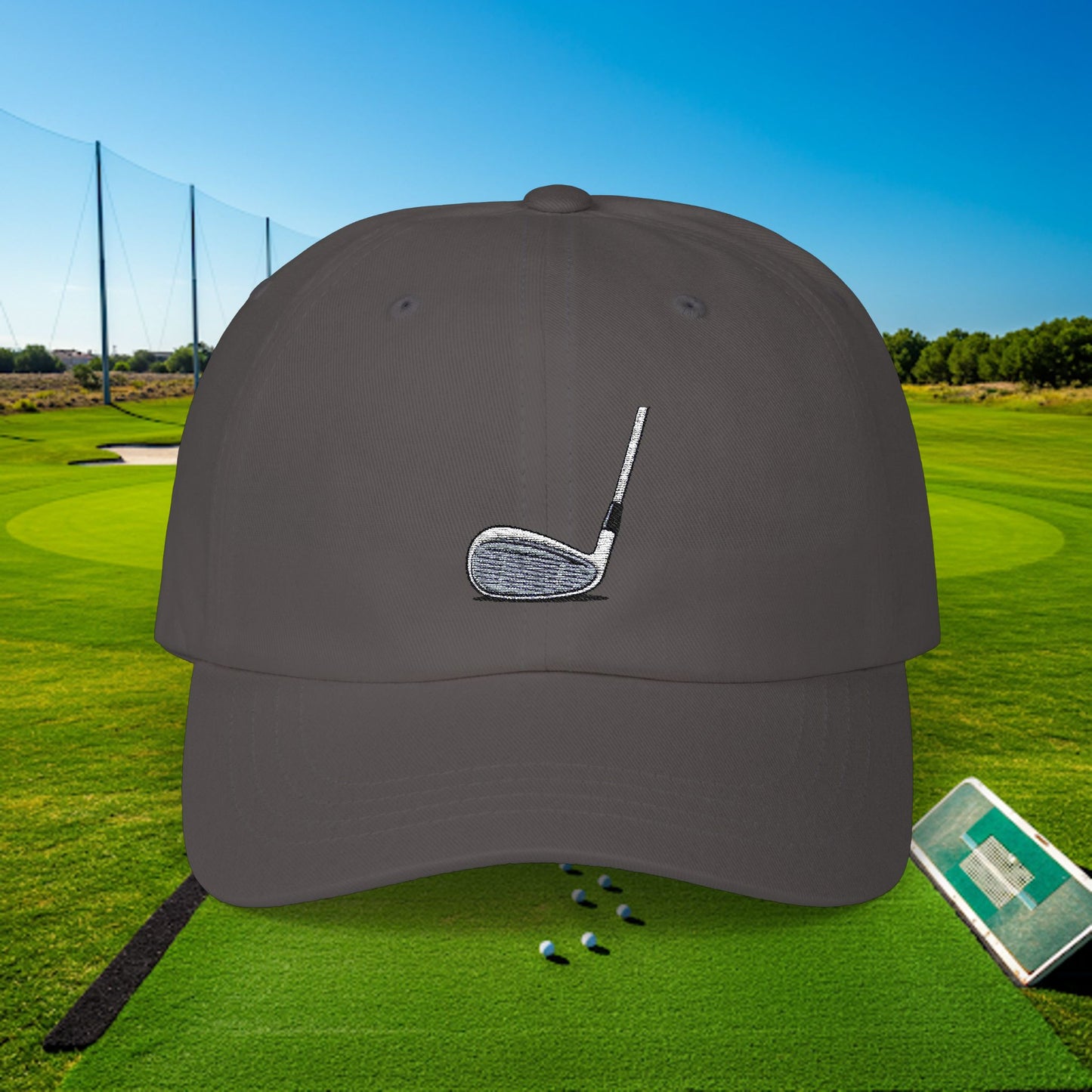 Embroidered Classic Dad Cap - Golf Club