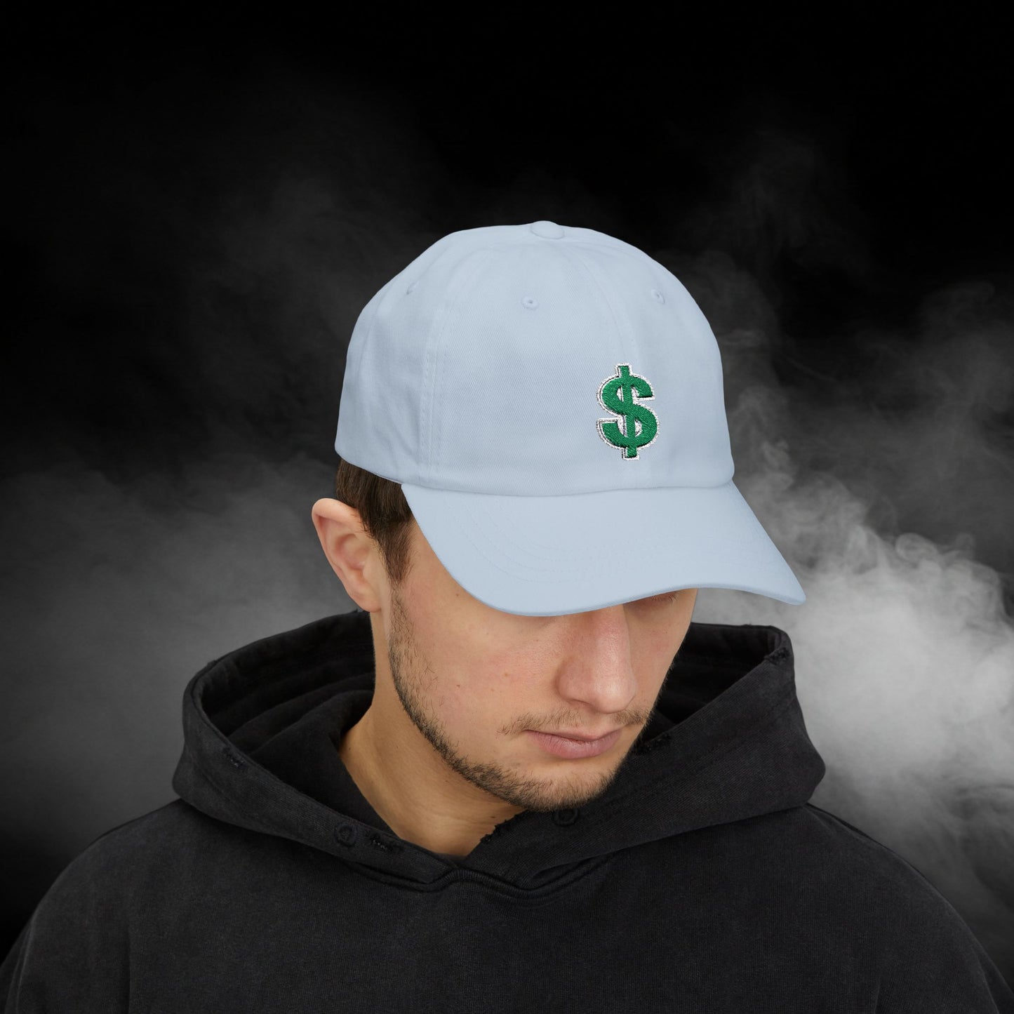 Embroidered Classic Dad Cap - Dollar Sign