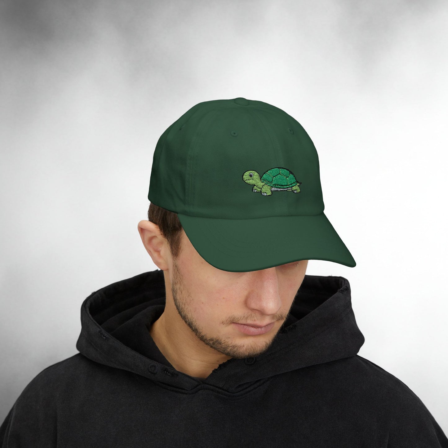Embroidered Classic Dad Cap - Turtle