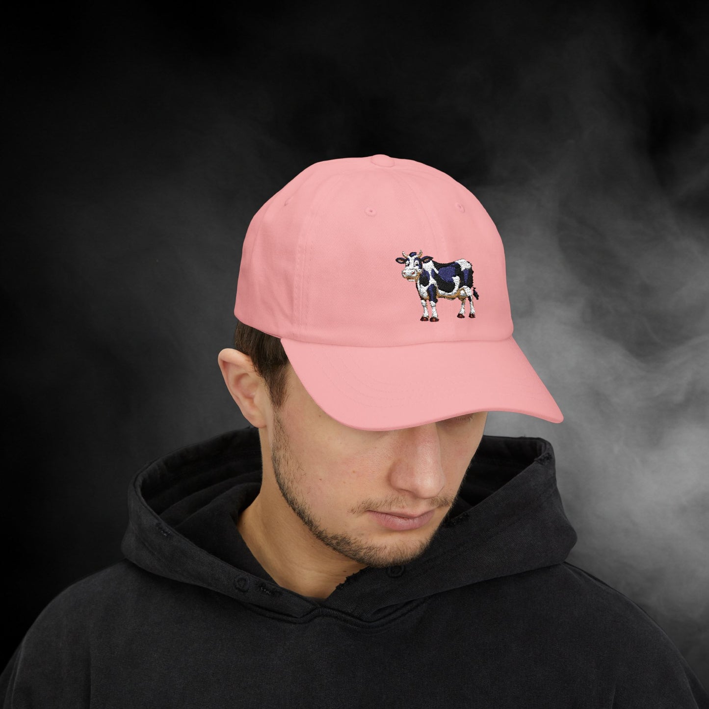 Embroidered Classic Dad Cap - Cow