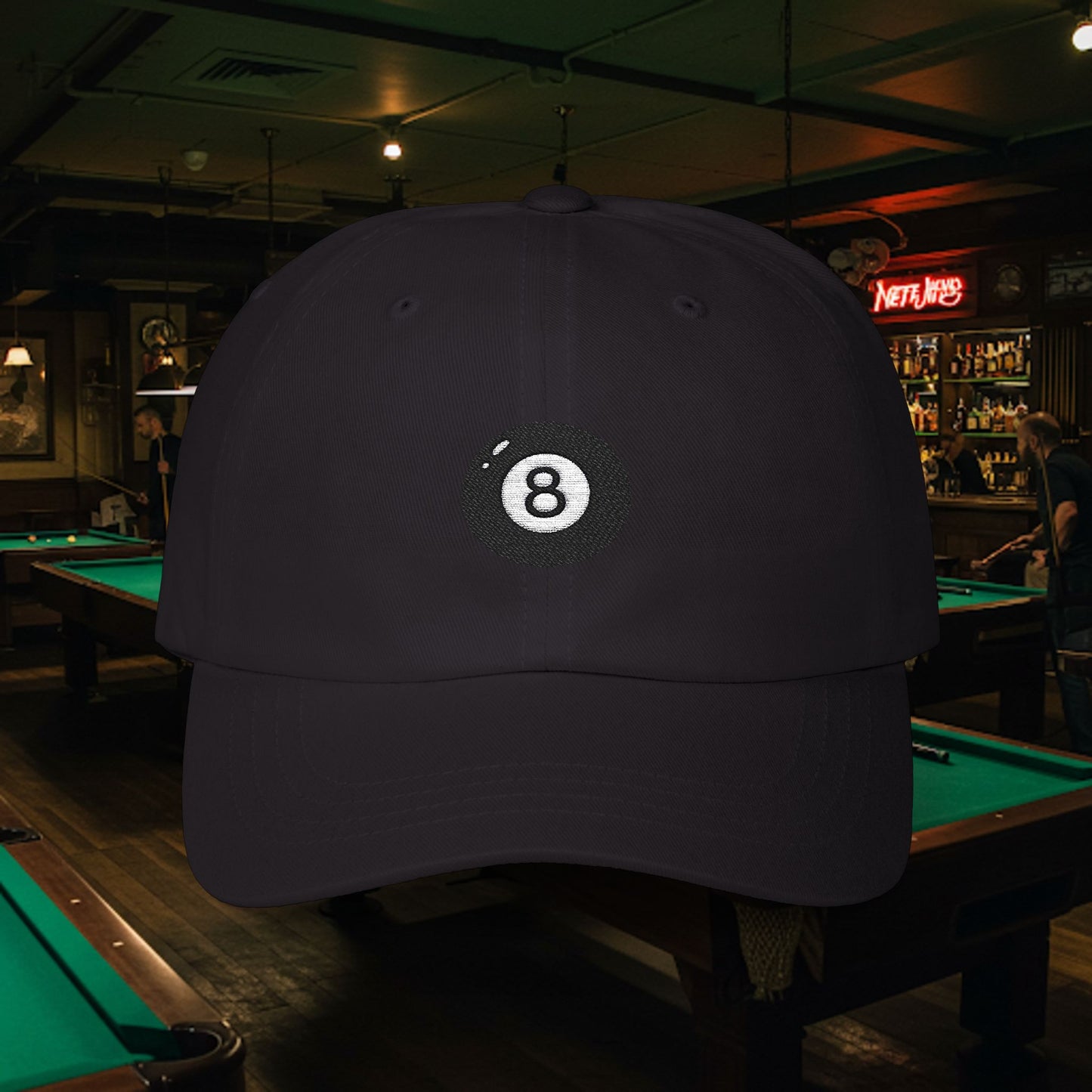 Embroidered Classic Dad Cap - 8-Ball