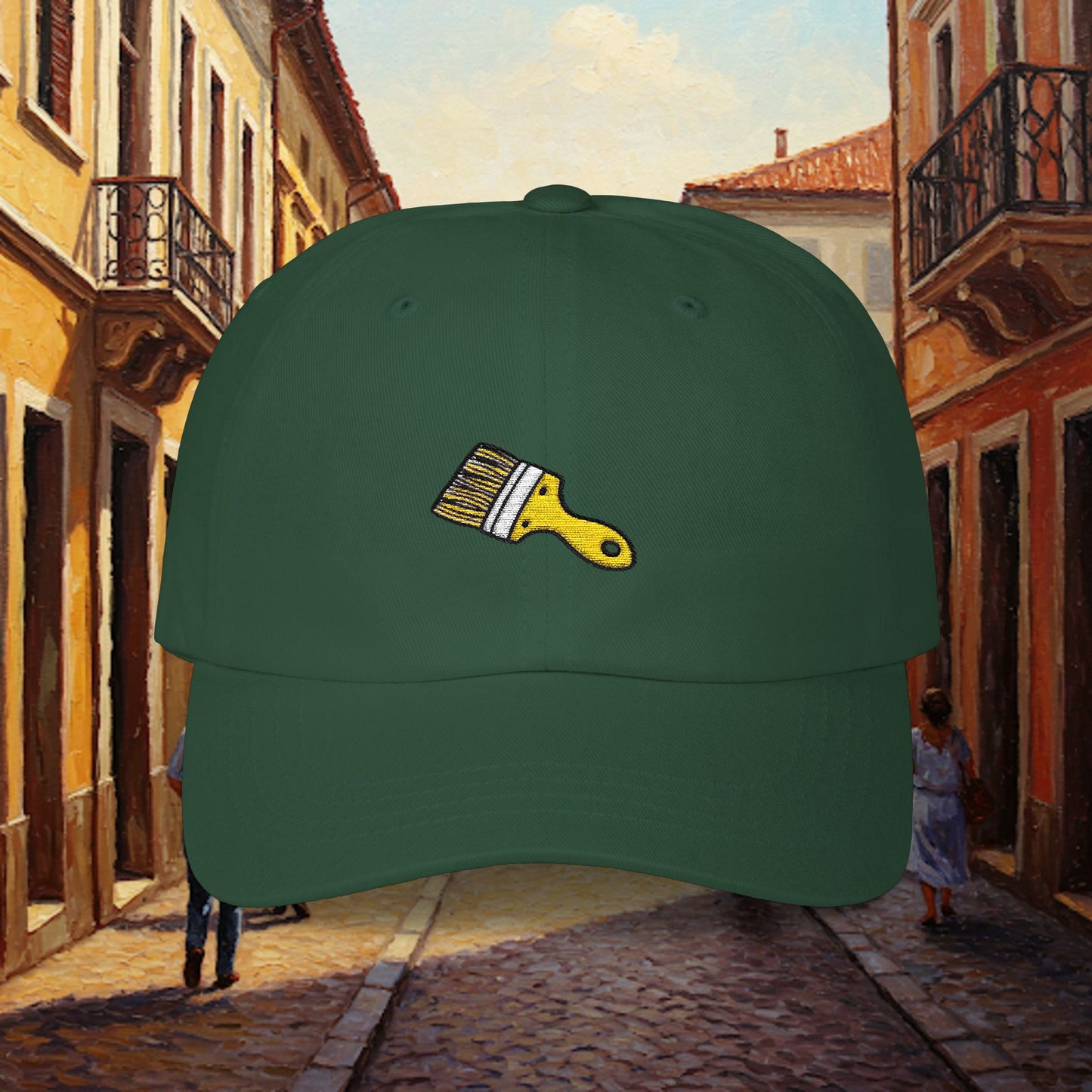Embroidered Classic Dad Cap - Big Paint Brush