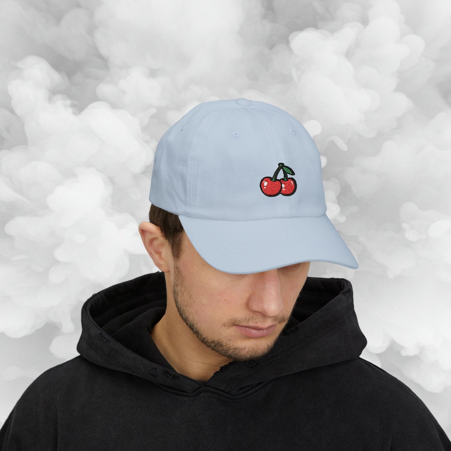 Embroidered Classic Dad Cap - Cherries