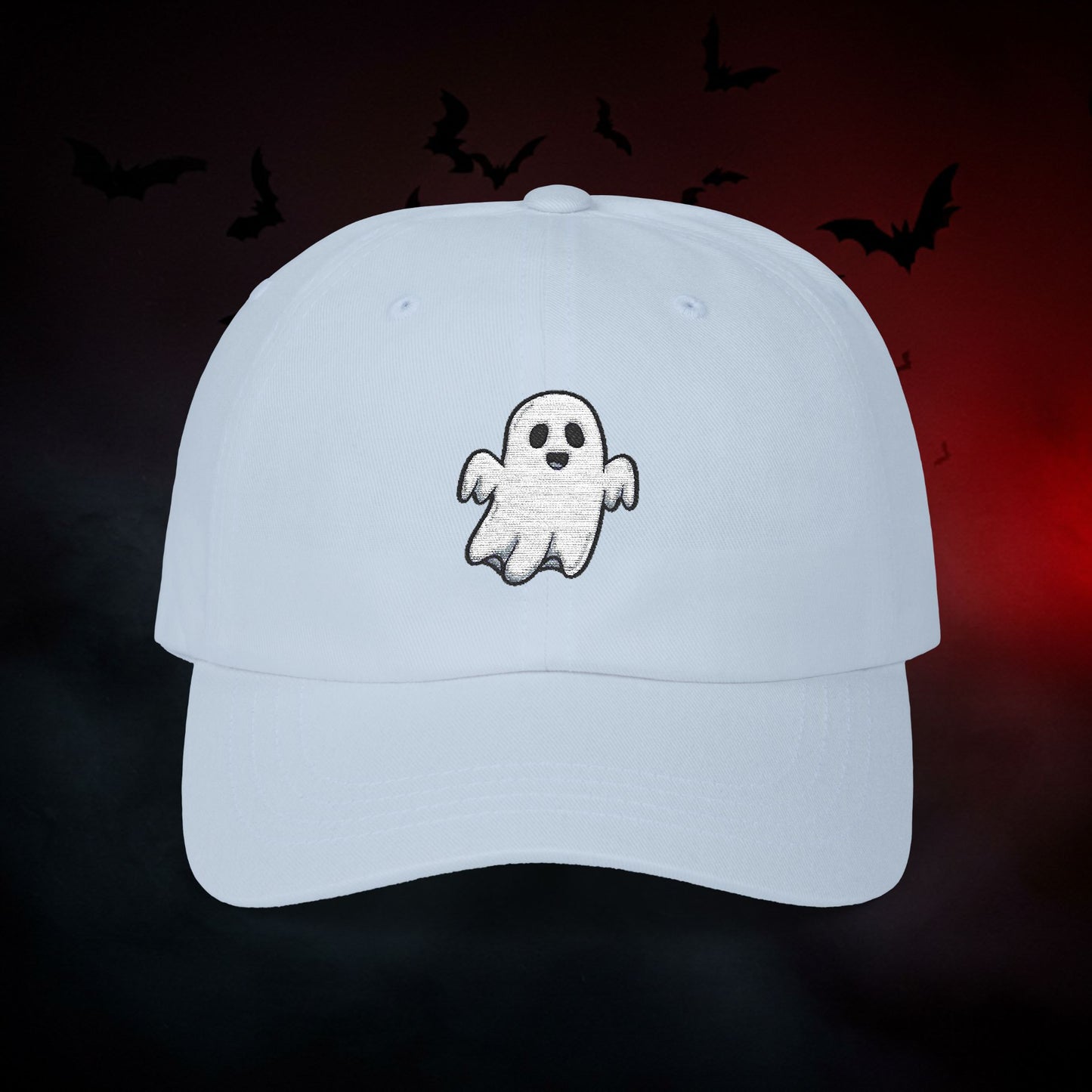 Embroidered Classic Dad Cap - Ghost