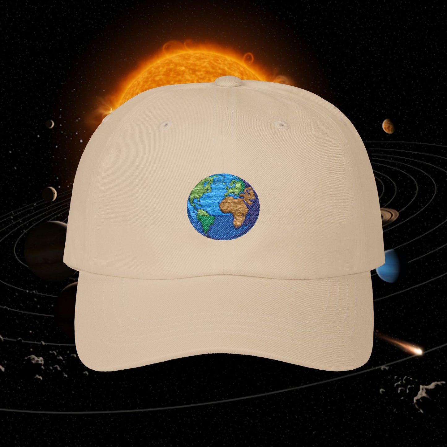 Embroidered Classic Dad Cap - Earth