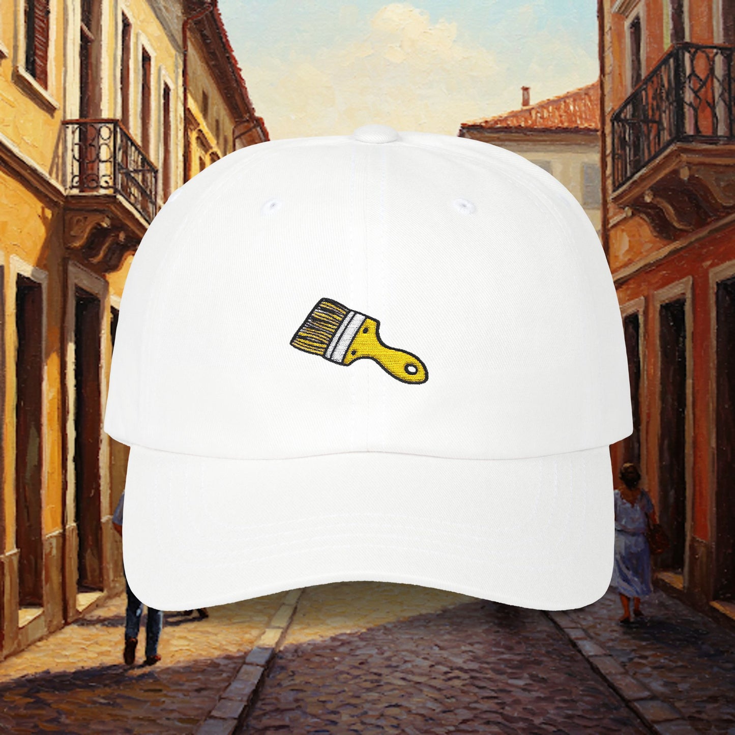 Embroidered Classic Dad Cap - Big Paint Brush