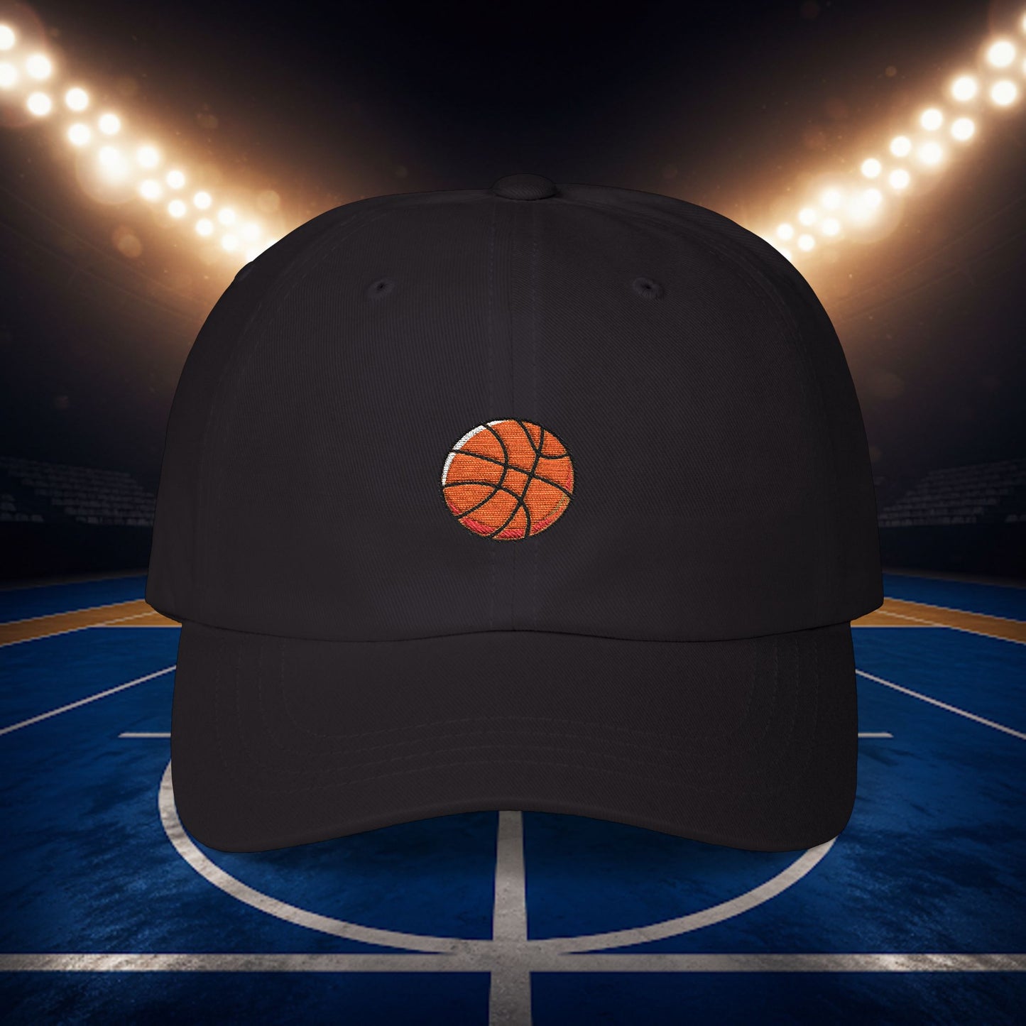 Embroidered Classic Dad Cap - Basket Ball