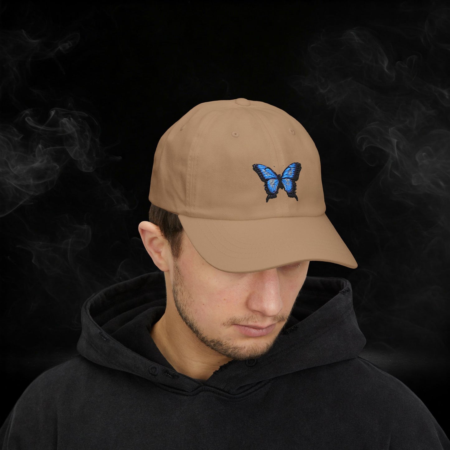 Embroidered Classic Dad Cap - Butterfly