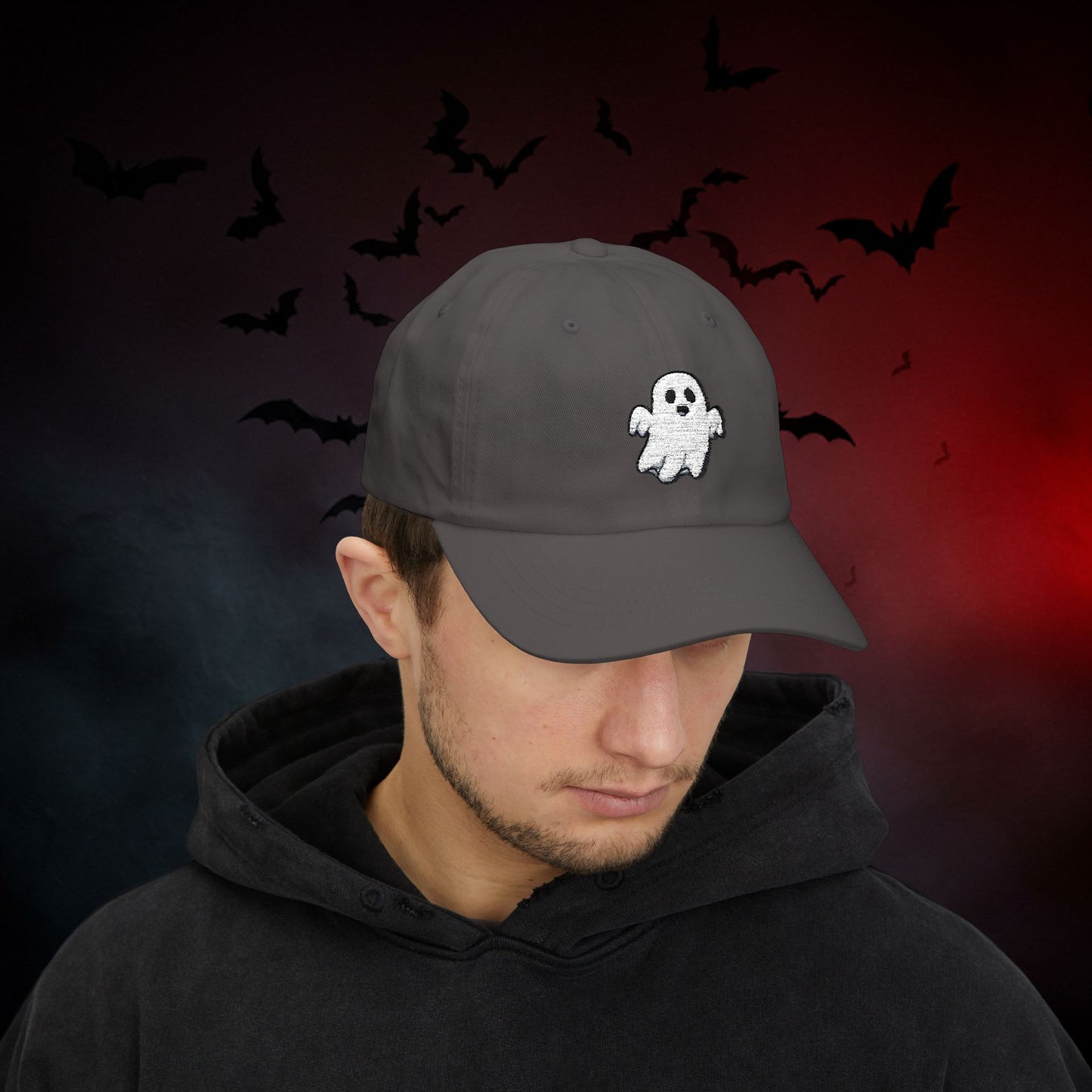 Embroidered Classic Dad Cap - Ghost