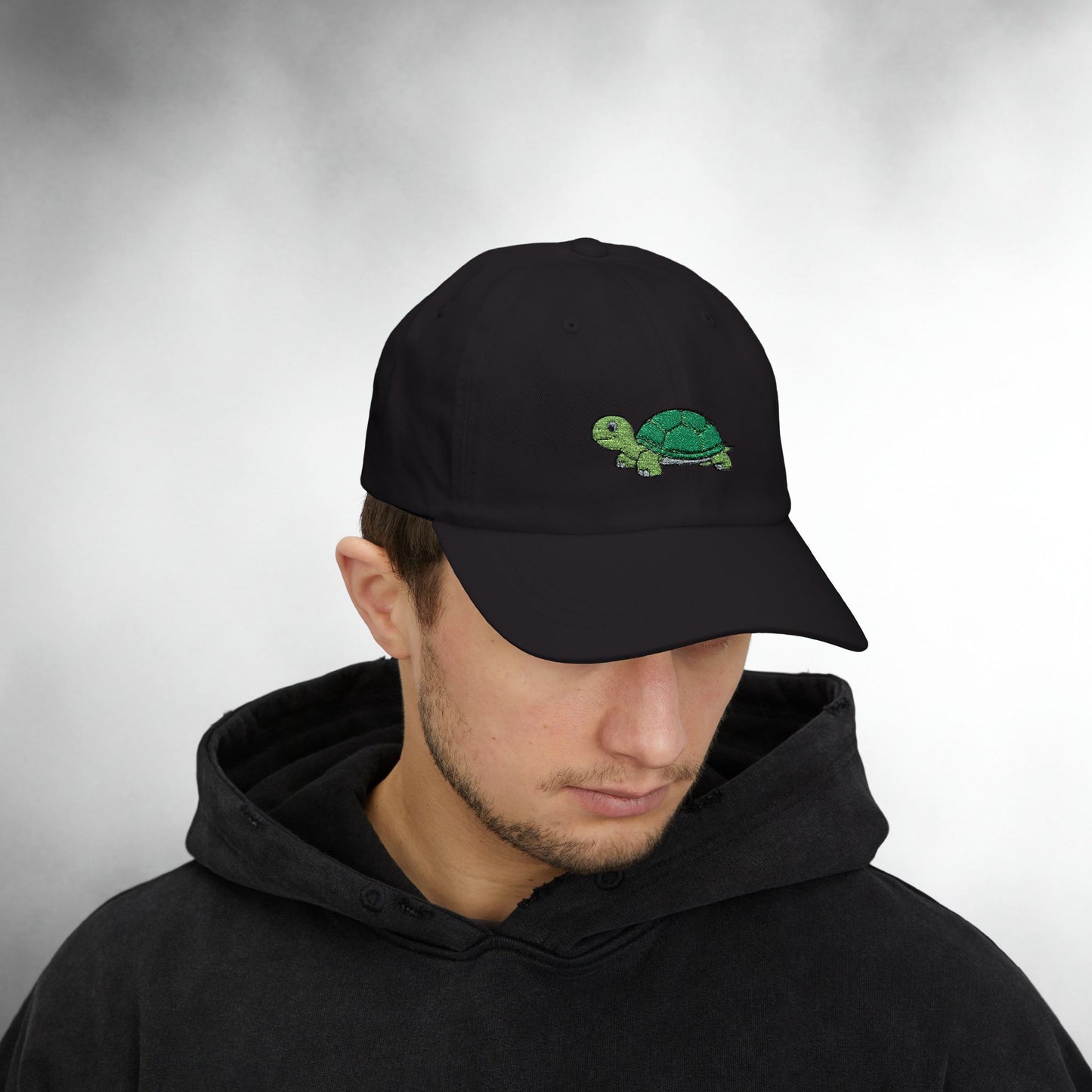 Embroidered Classic Dad Cap - Turtle