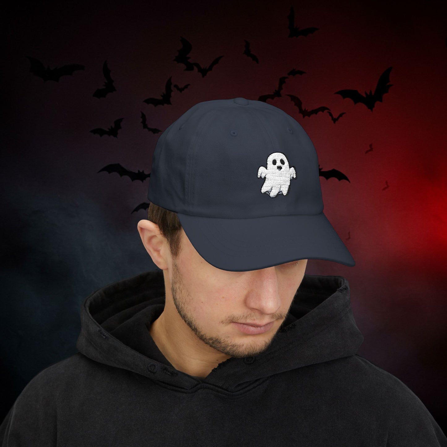 Embroidered Classic Dad Cap - Ghost