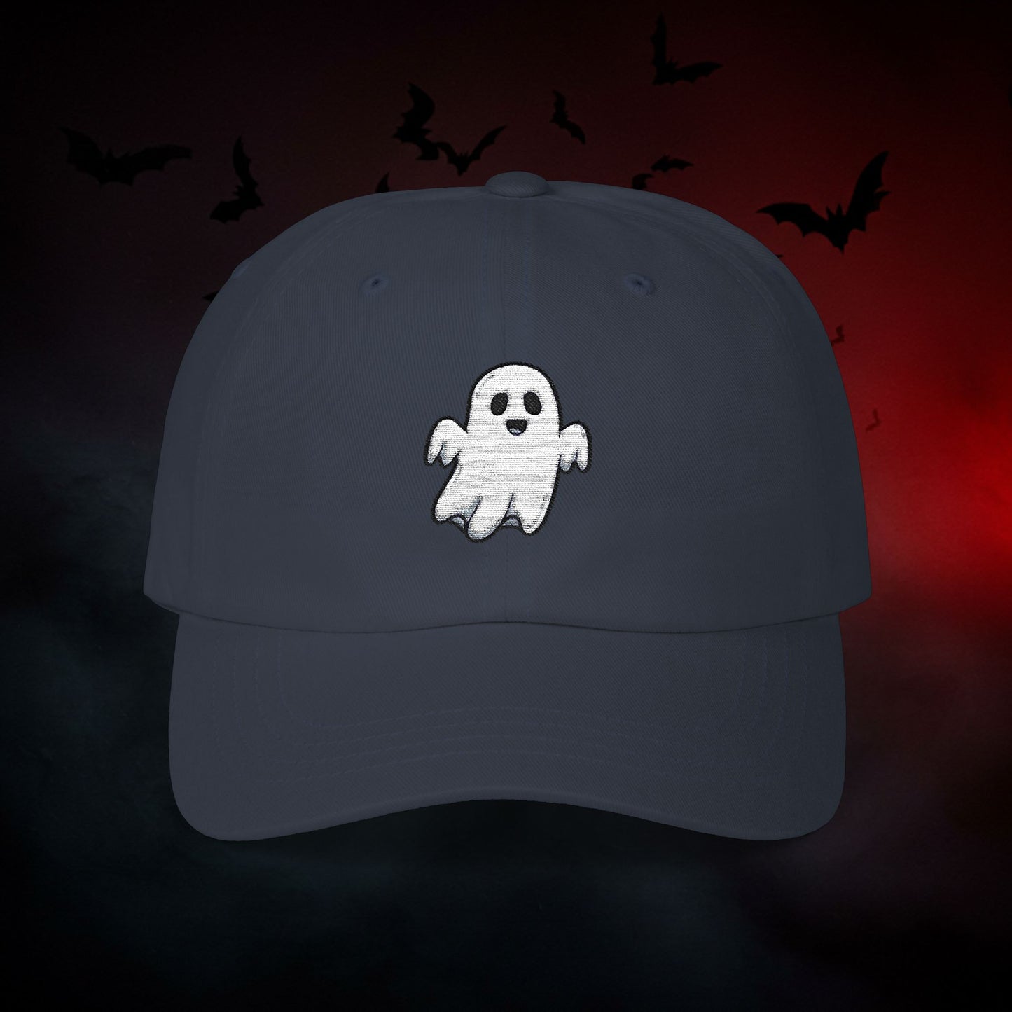 Embroidered Classic Dad Cap - Ghost