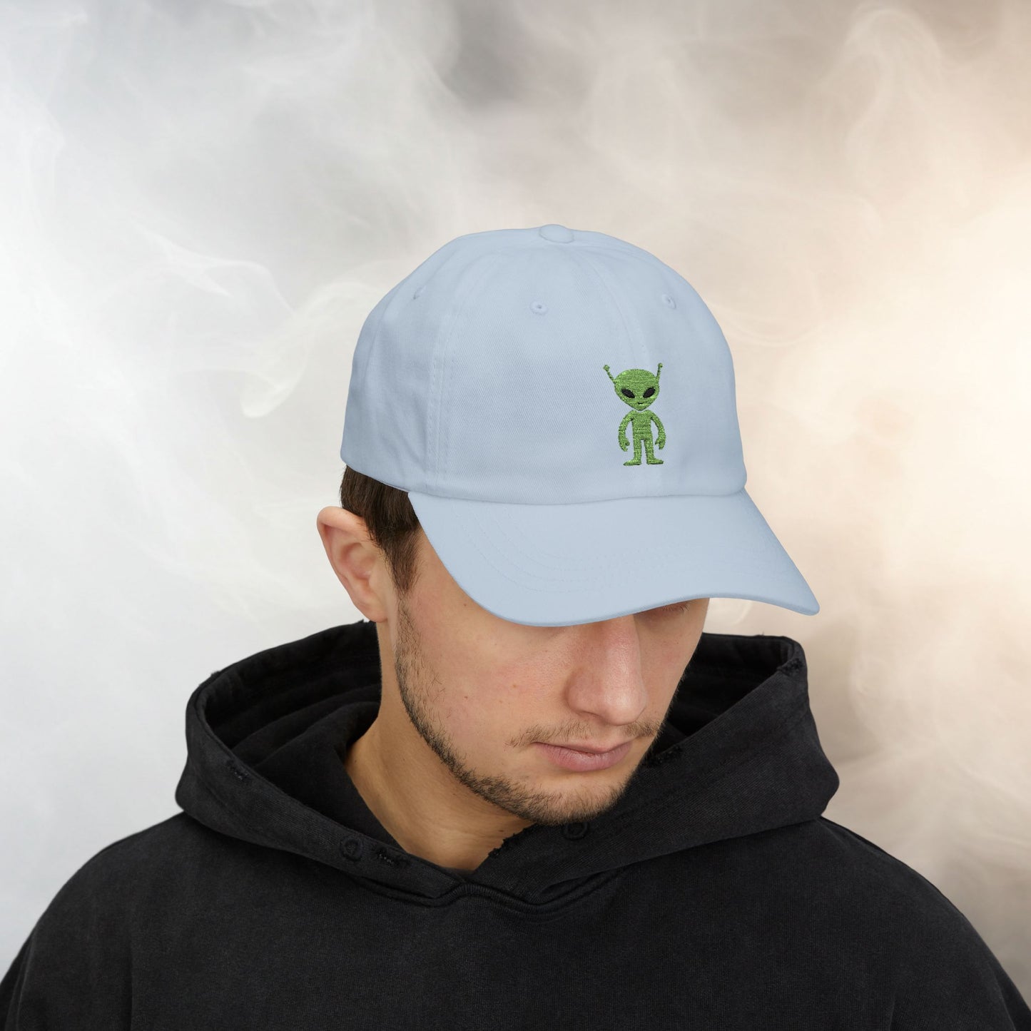 Embroidered Classic Dad Cap - Alien