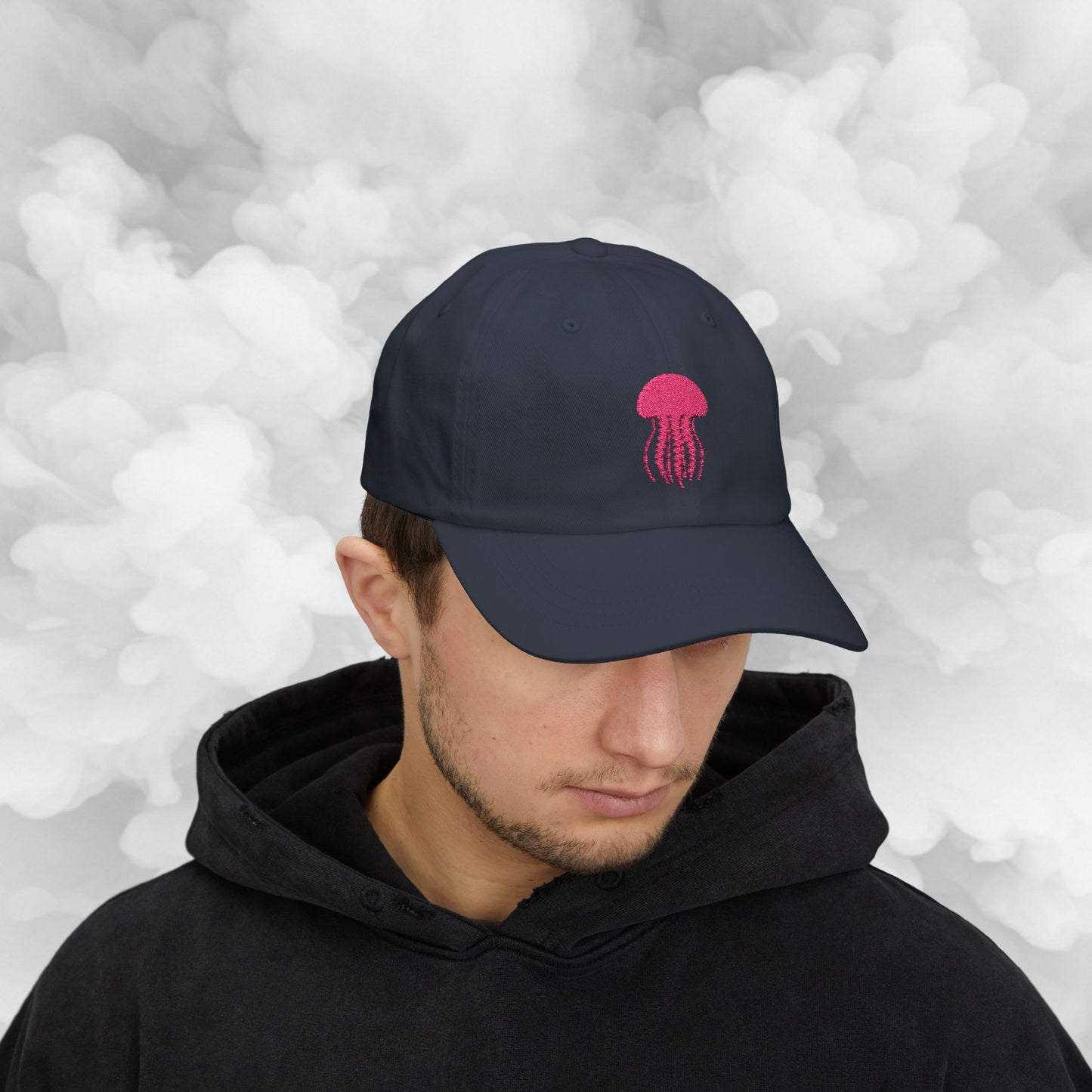 Embroidered Classic Dad Cap - Jellyfish