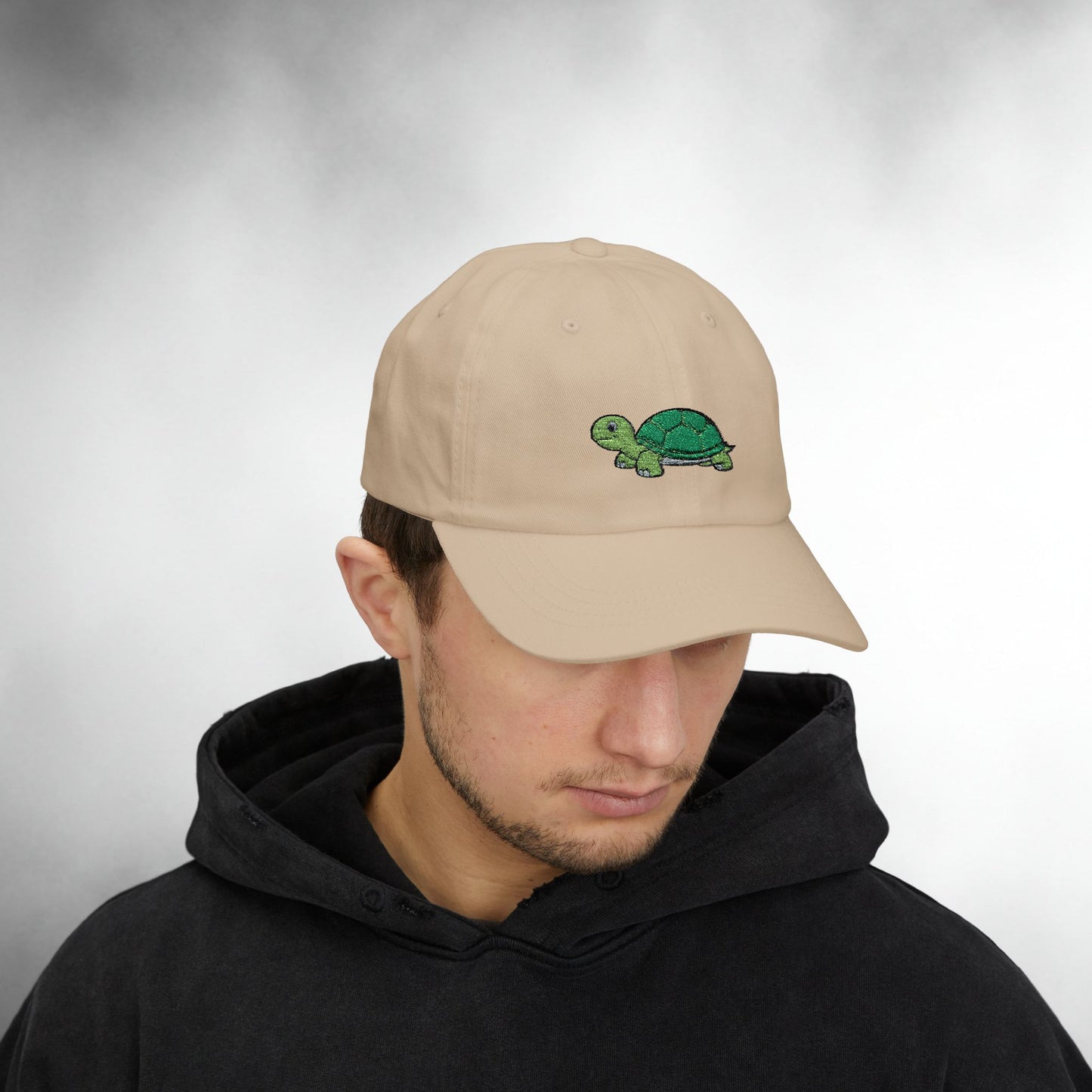 Embroidered Classic Dad Cap - Turtle