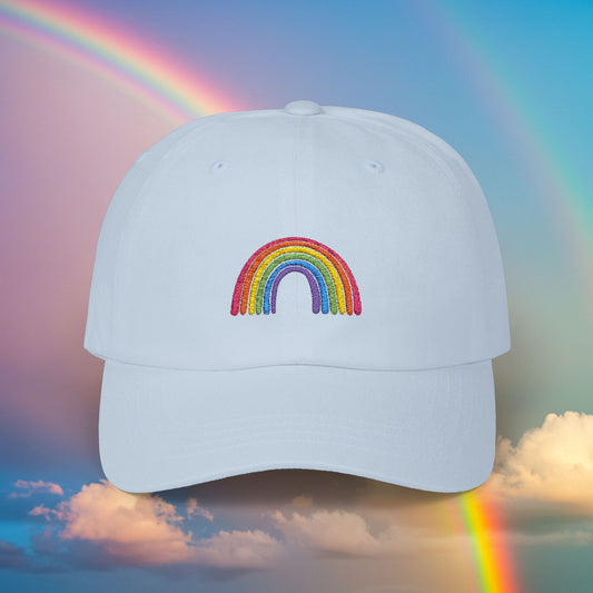 Embroidered Classic Dad Cap - Rainbow