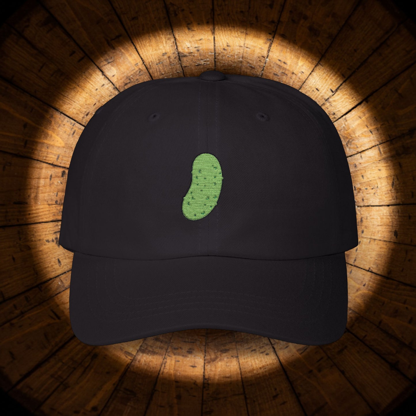 Embroidered Classic Dad Cap - Pickle
