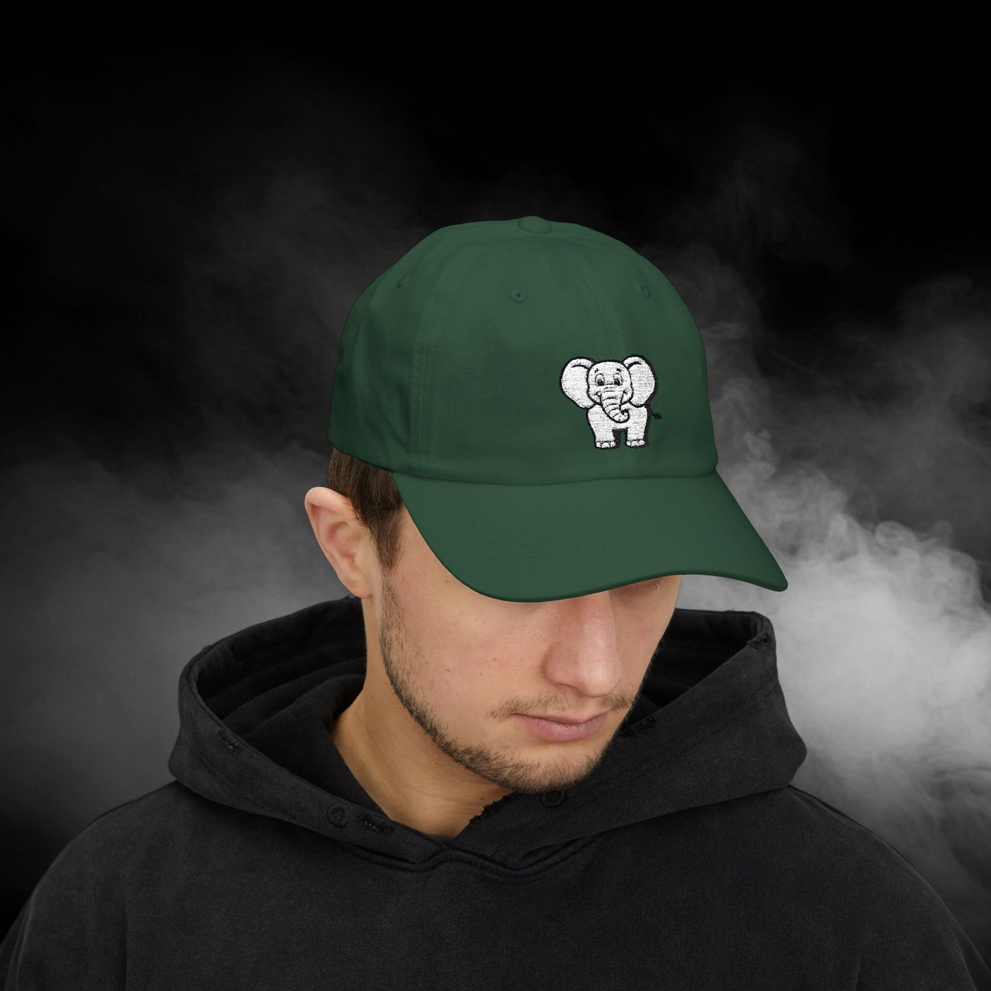 Embroidered Classic Dad Cap - Elephant