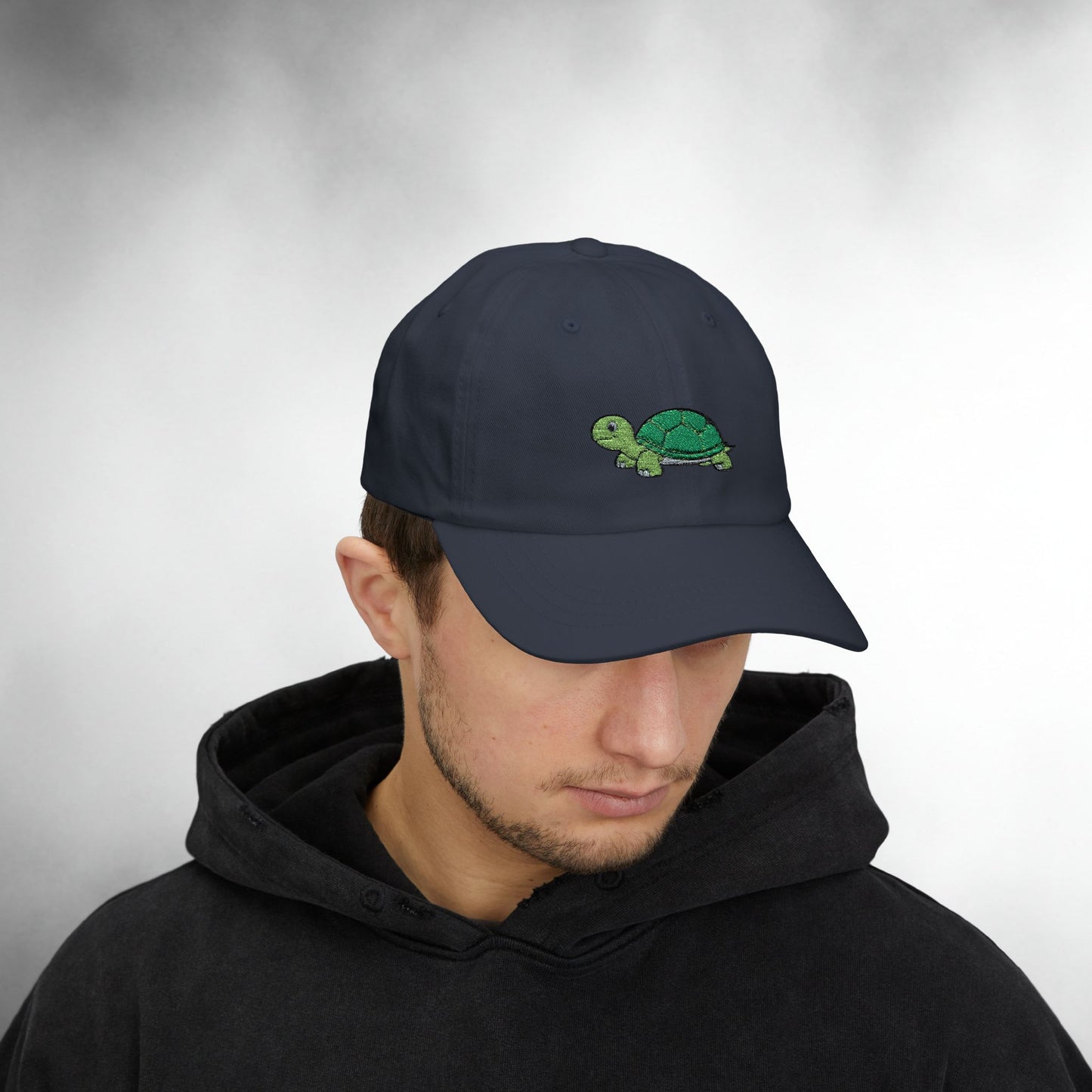 Embroidered Classic Dad Cap - Turtle