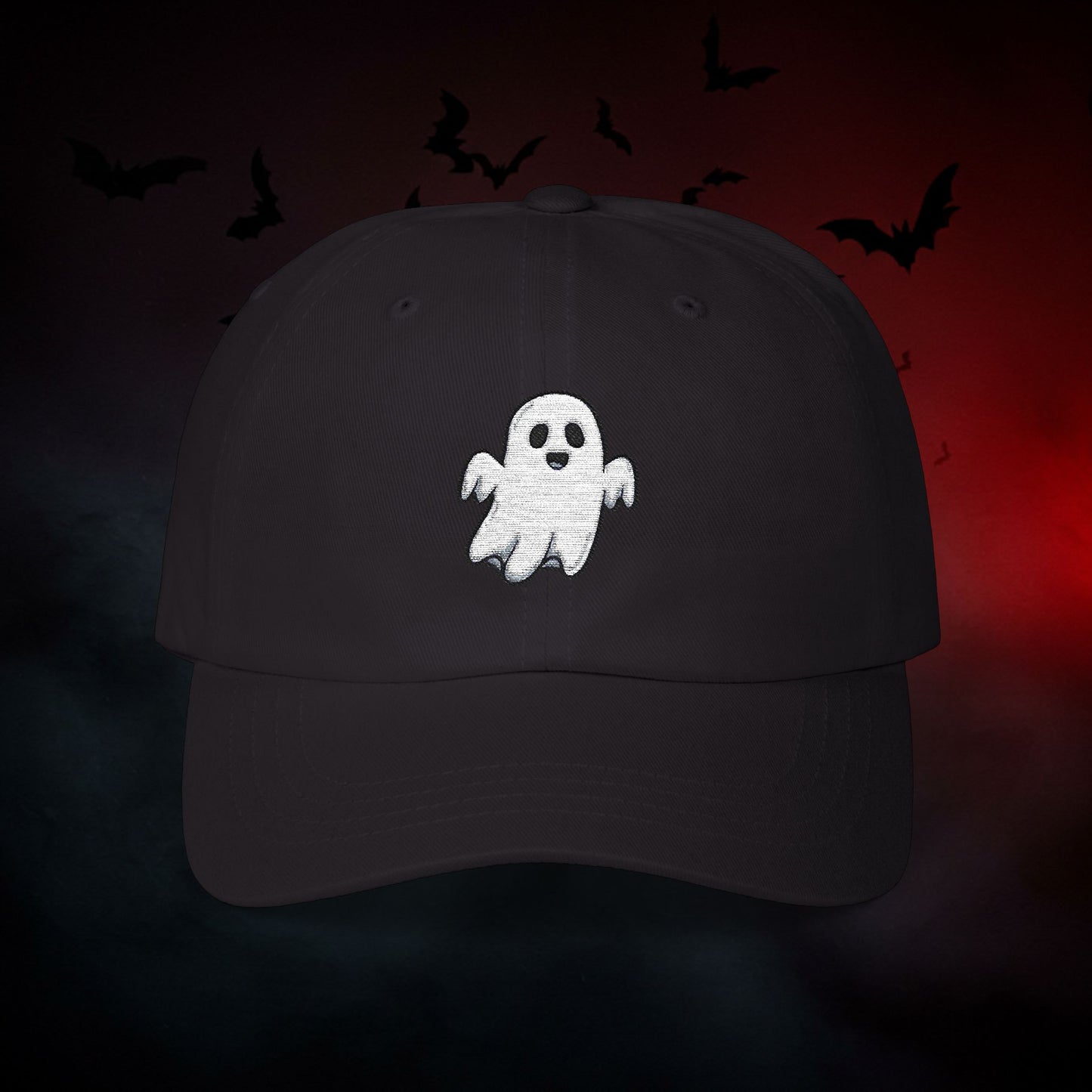 Embroidered Classic Dad Cap - Ghost