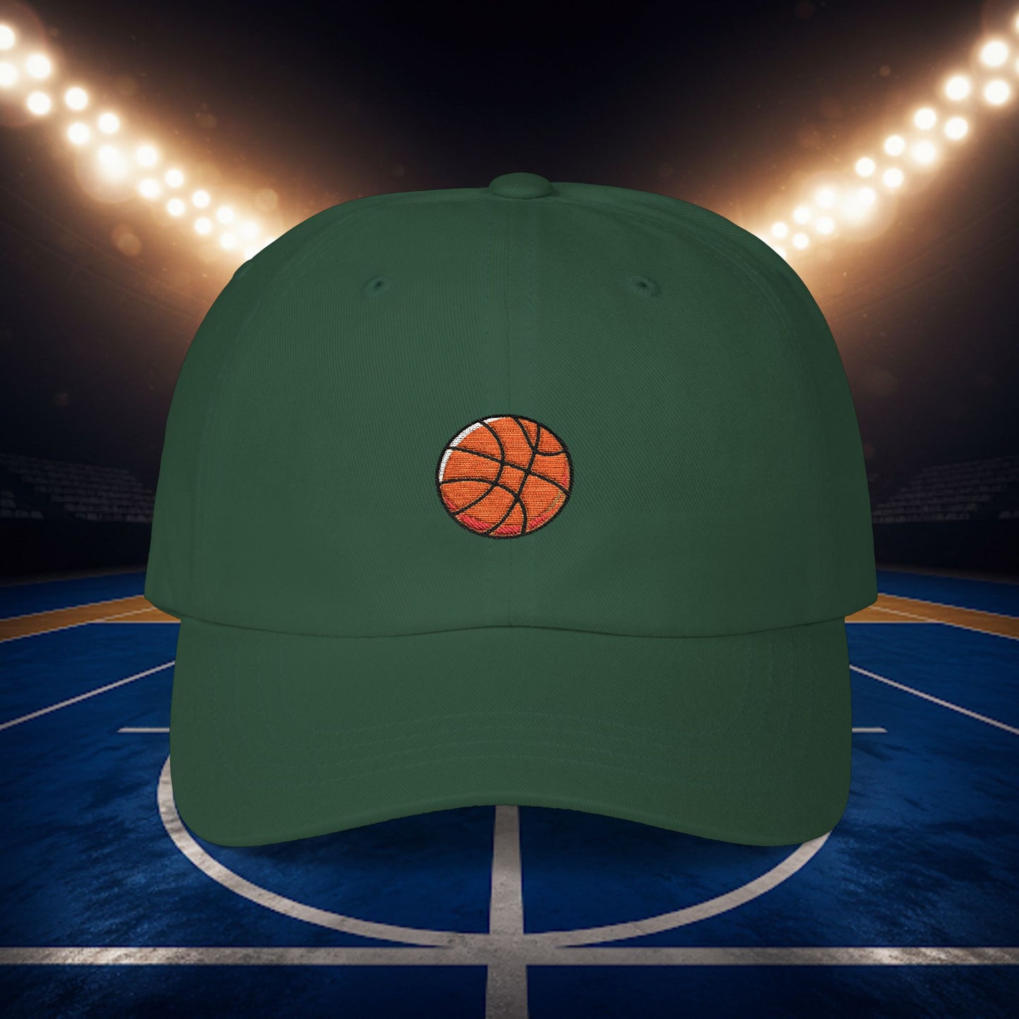 Embroidered Classic Dad Cap - Basket Ball